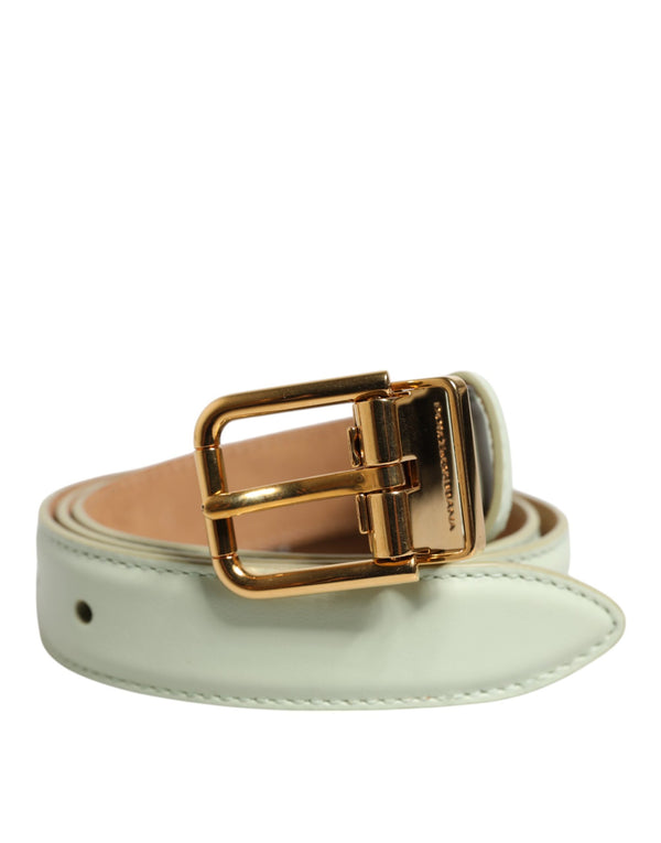 Dolce & Gabbana 100% Leather belt in green