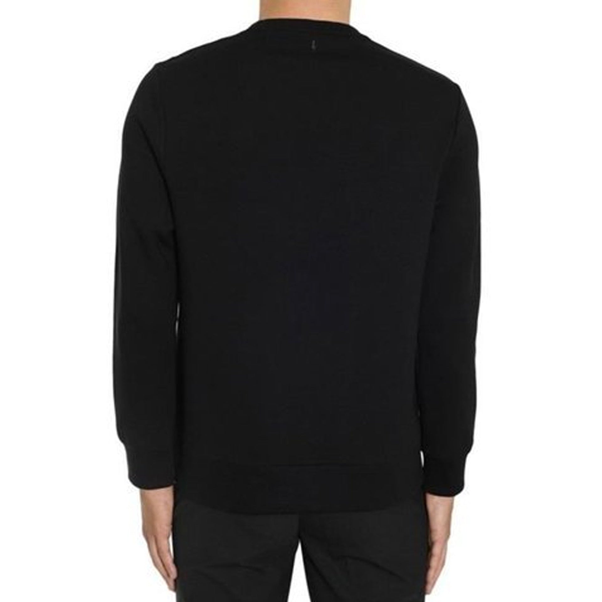 Neil Barrett Flash Design Sweatshirt Black Lyocell Cotton