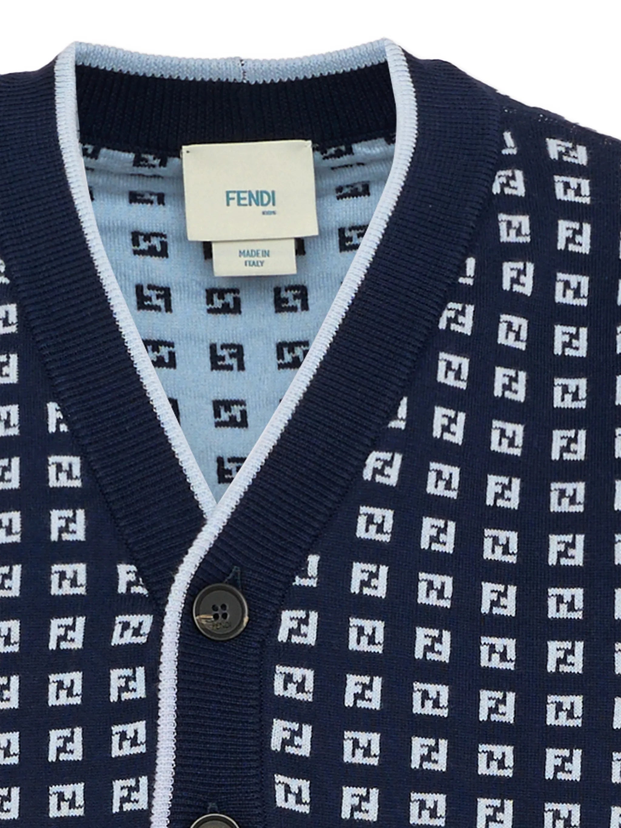 Cardigan Micro Blue Maglia