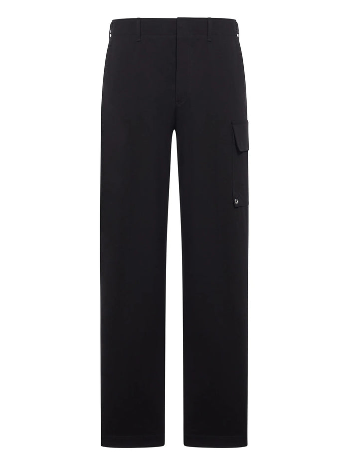 Trousers New Rich Gabardine Black Pantaloni