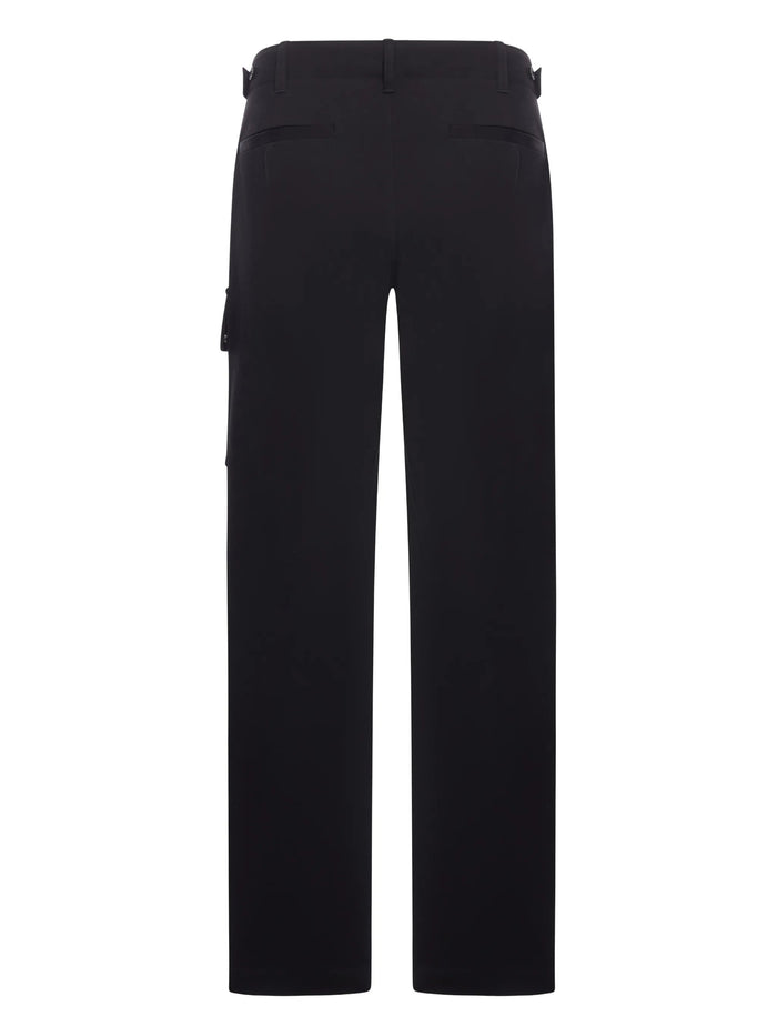 Trousers New Rich Gabardine Black Pantaloni