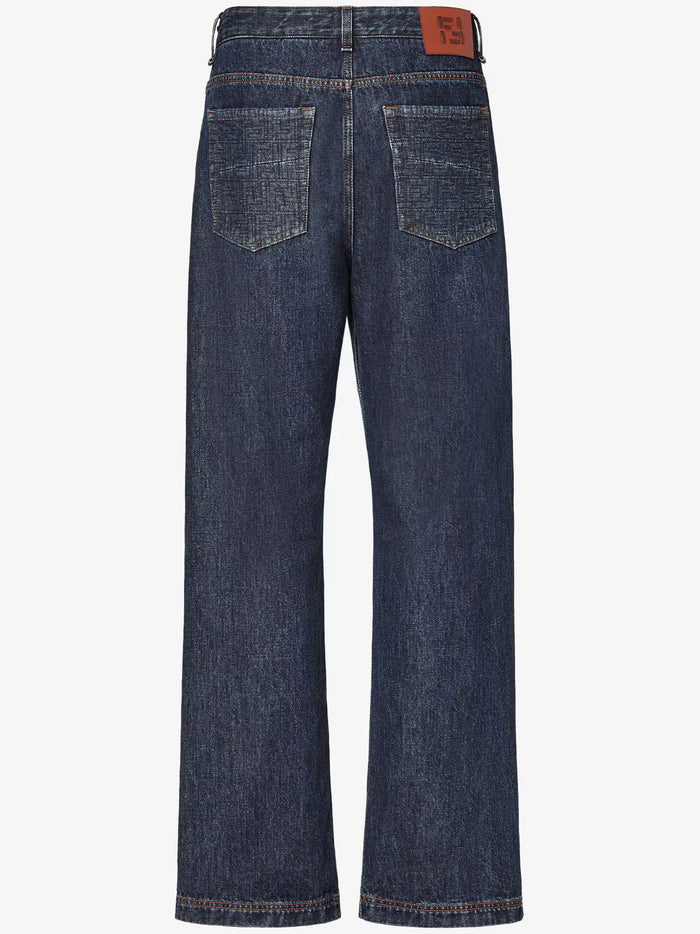 Denim Regul. Ff Padded Blue Jean
