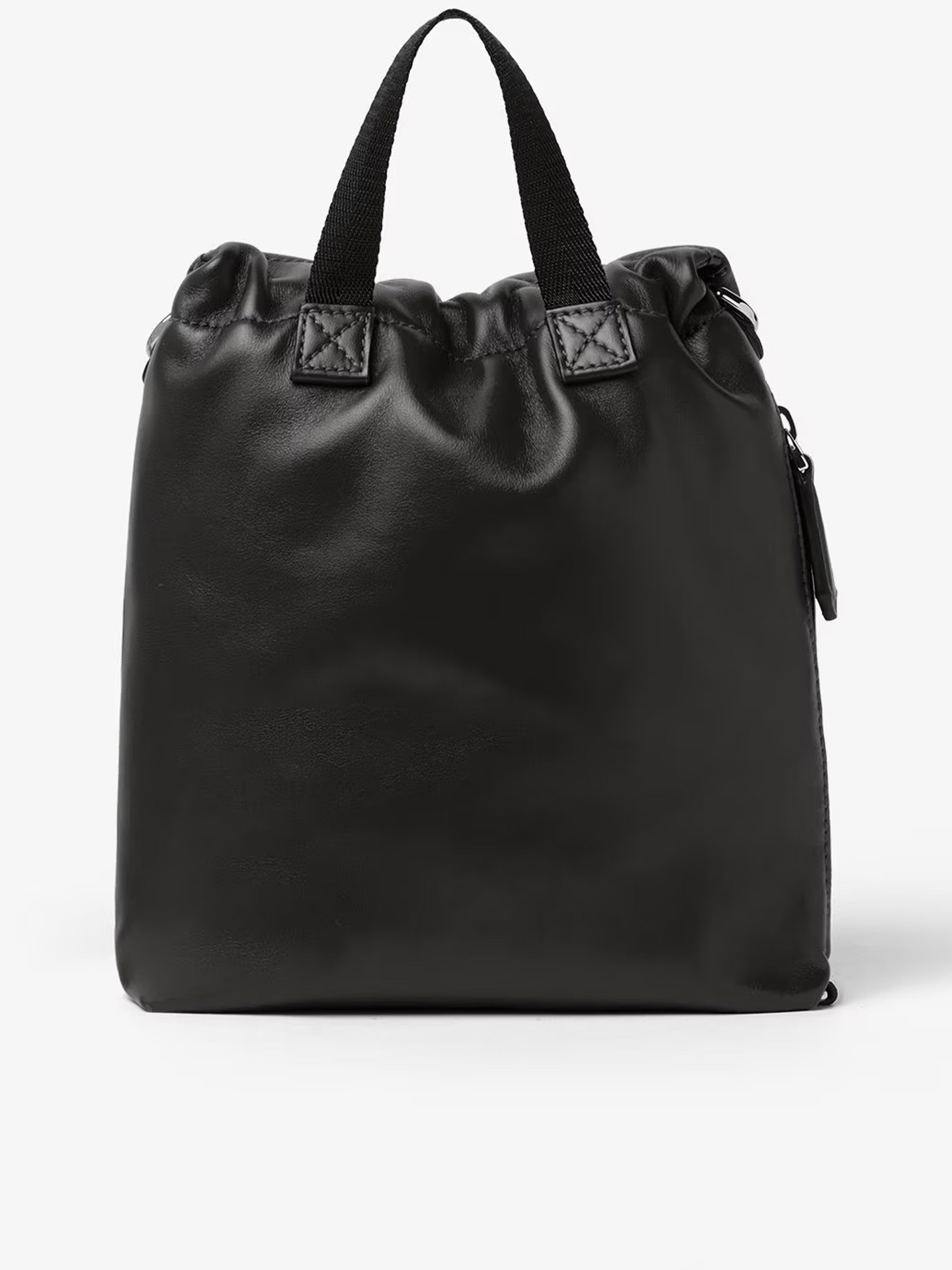 Baguette Crossbody Vit Malib Black Leather | Borsa