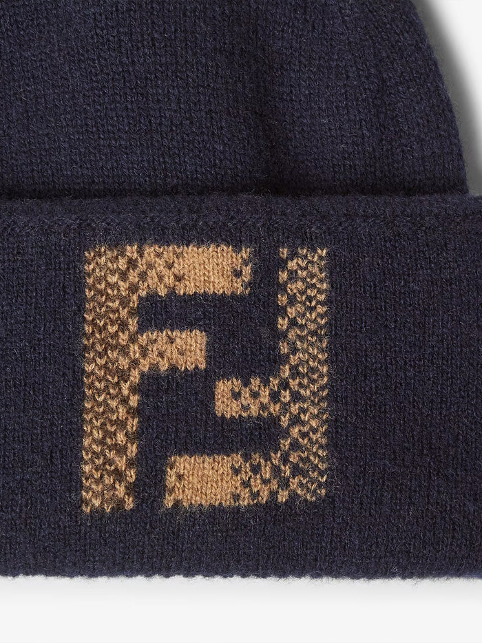 Beanie Ff Sfumata Blue Cappello