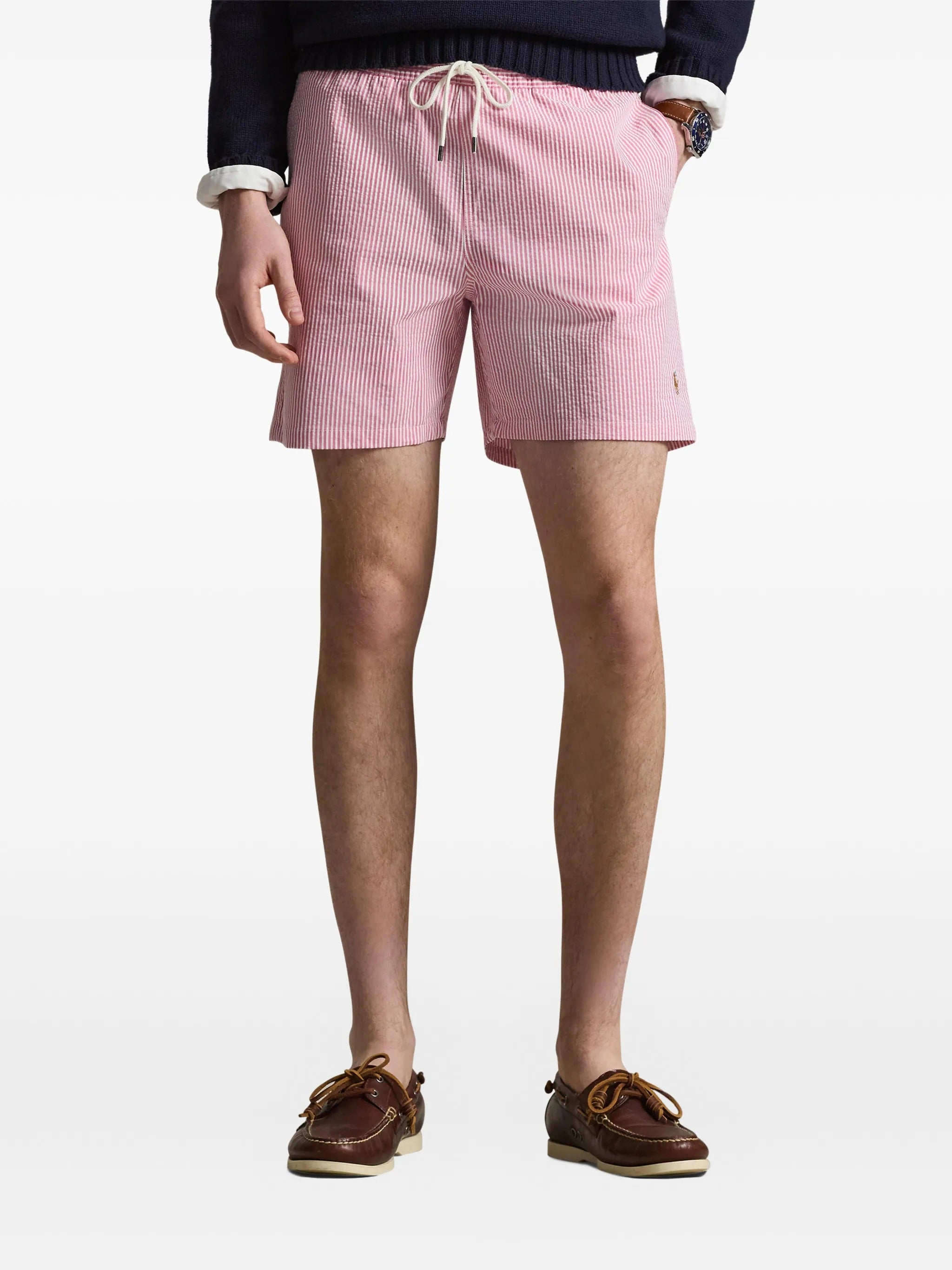 Trunk Resort Rose Stripe Swimwear