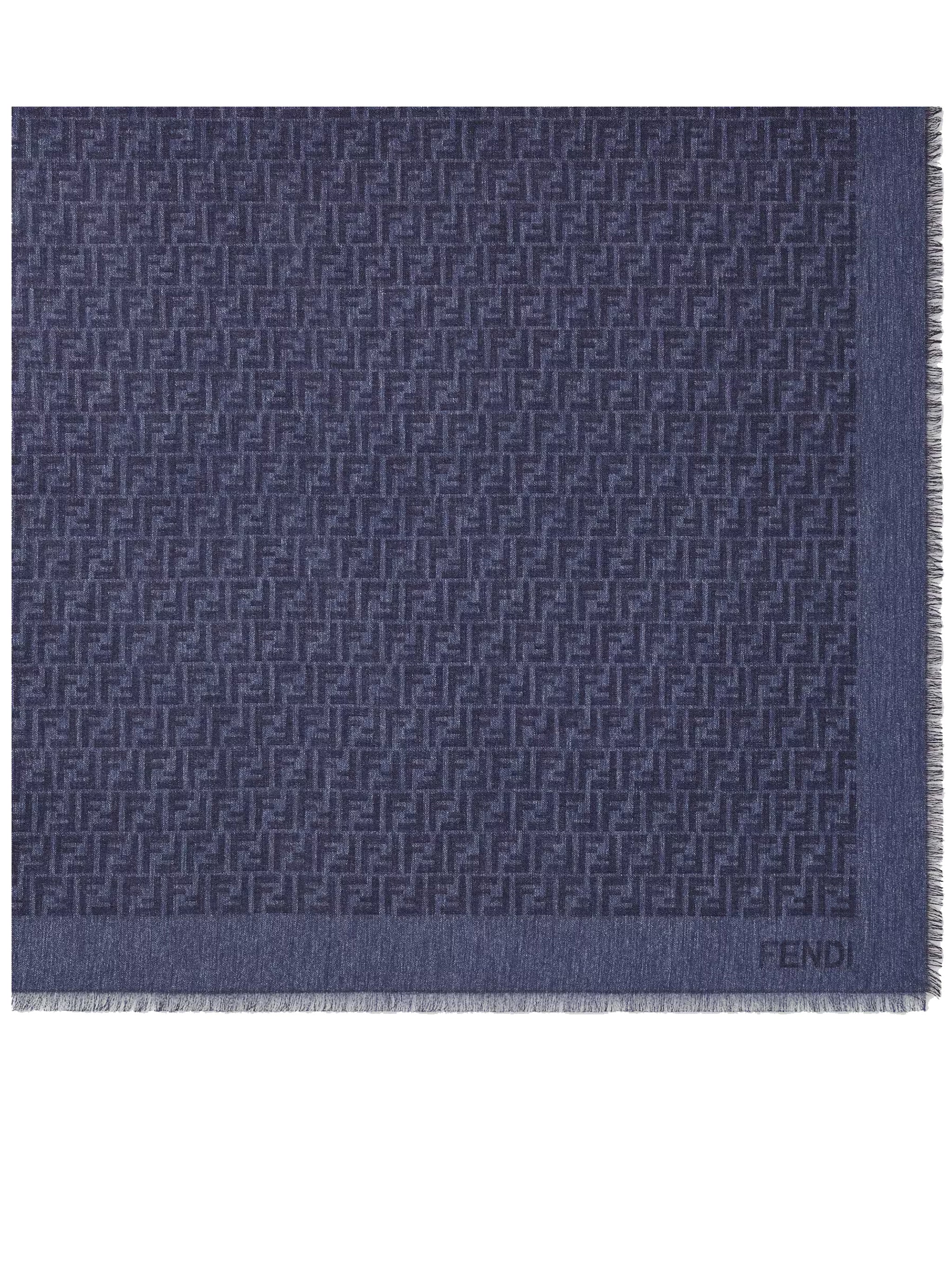 Scialle Ff Denim Blue Sciarpa