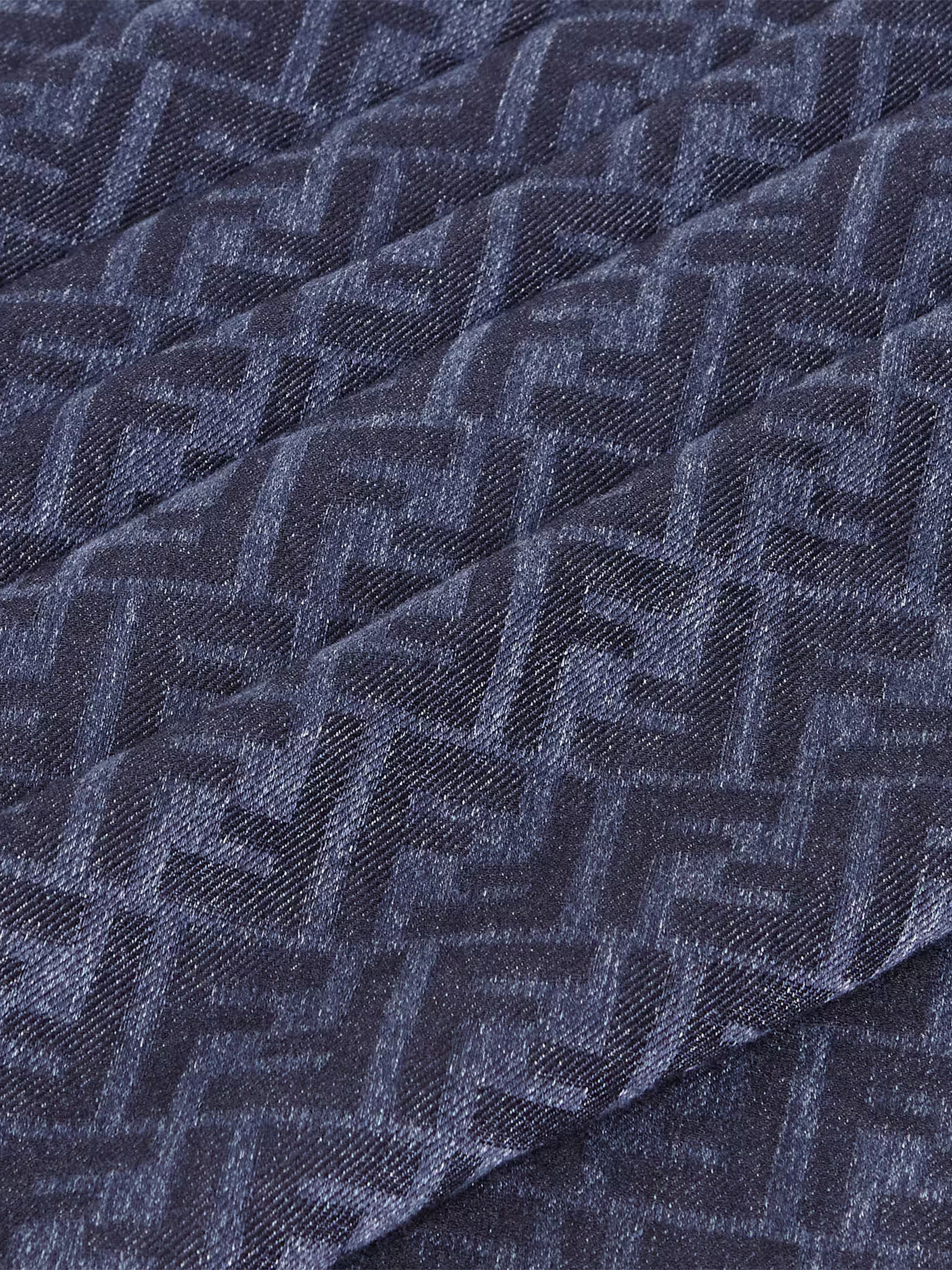 Scialle Ff Denim Blue Sciarpa