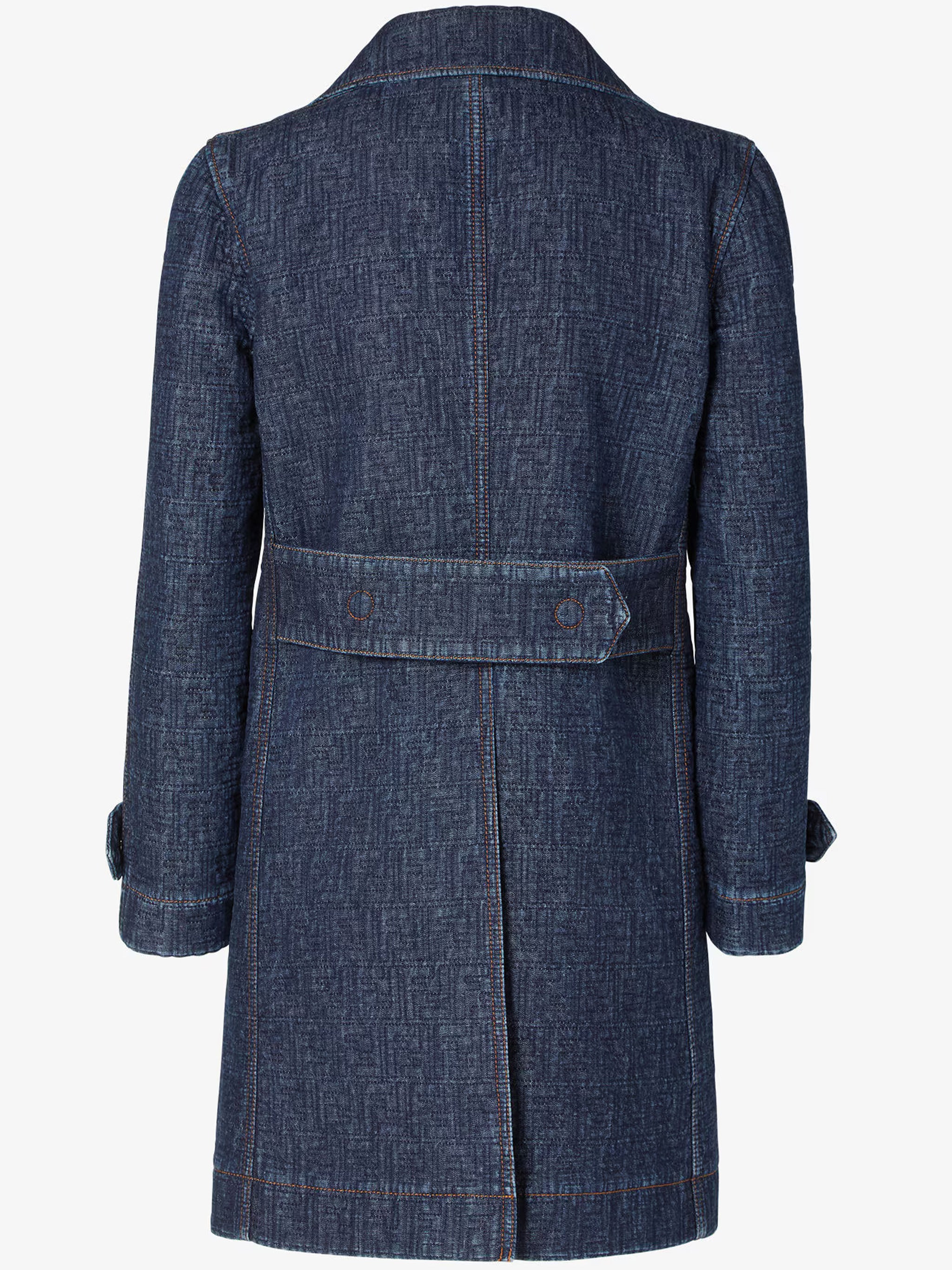 Caban Ff Padded Denim Blue Cappotto