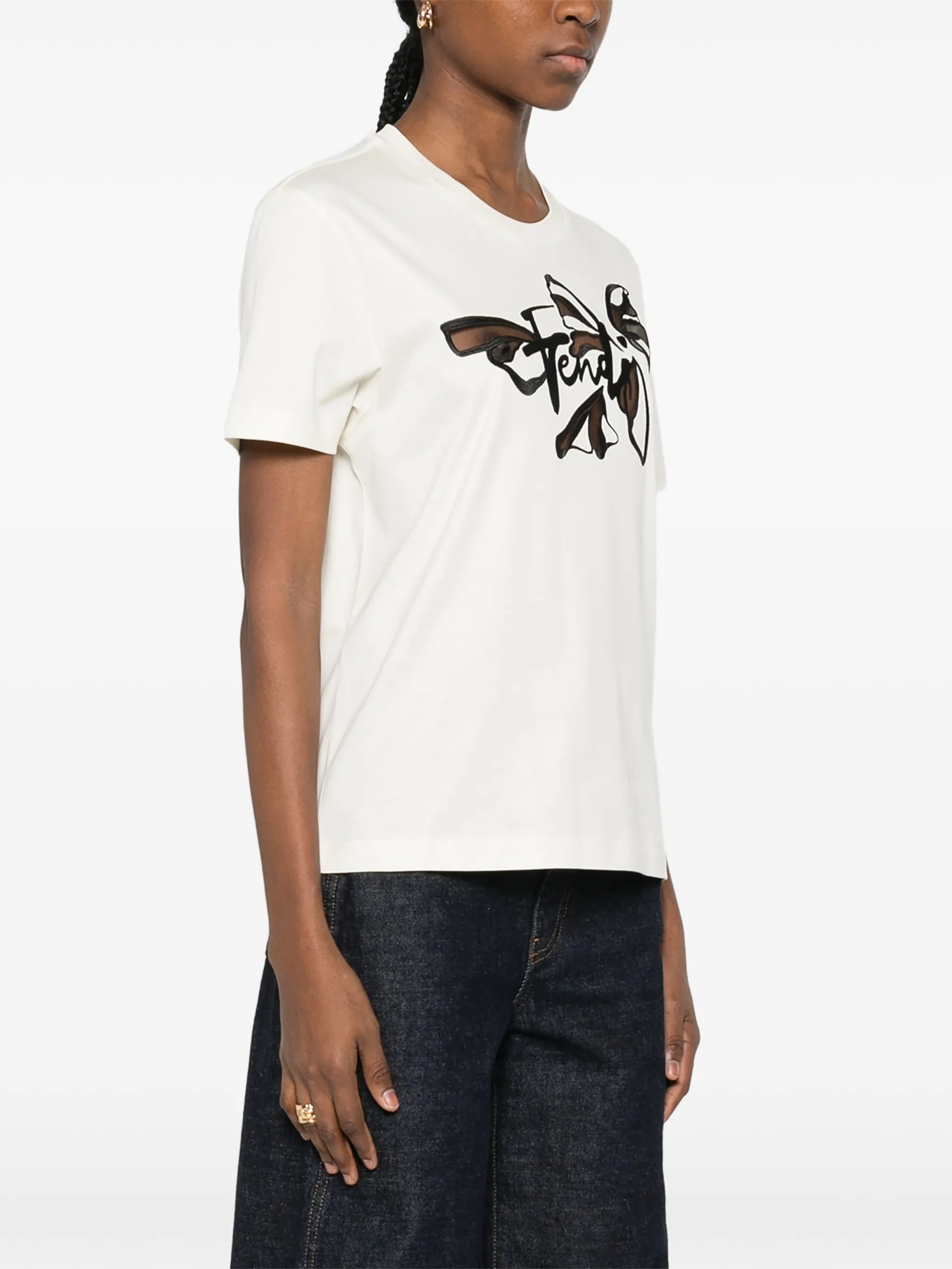 T-shirt Nigthfly White