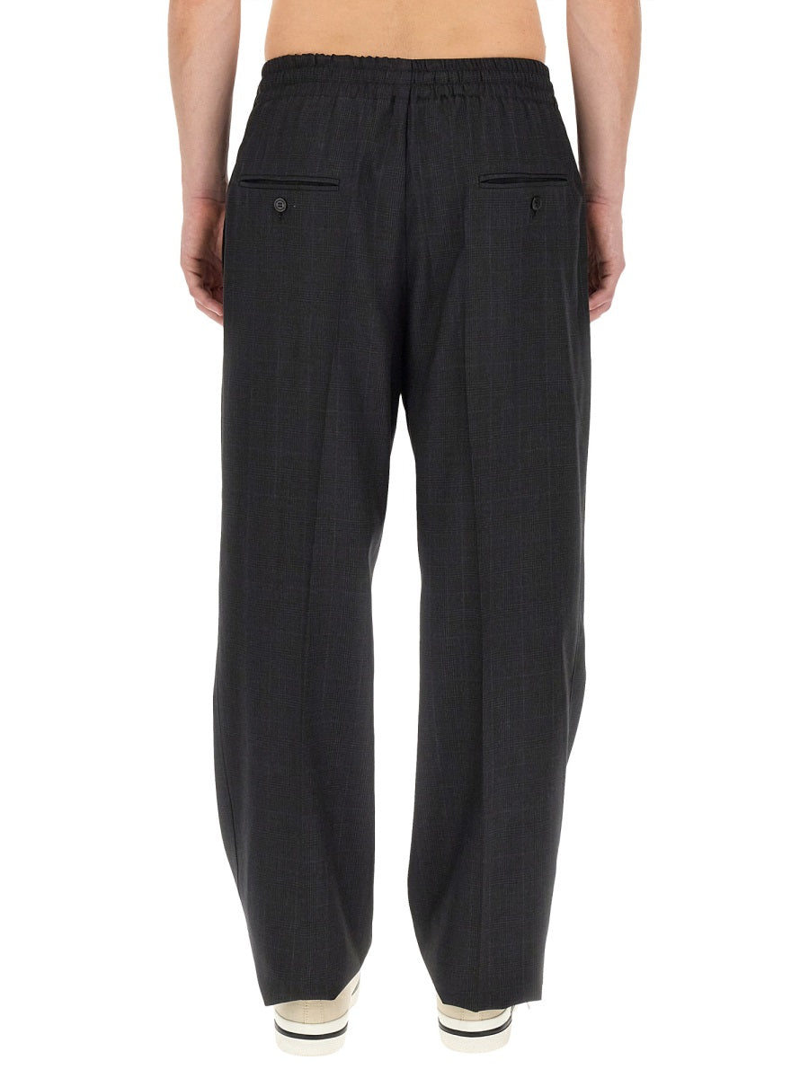 Nahili Pants Grey Virgin Wool Trousers