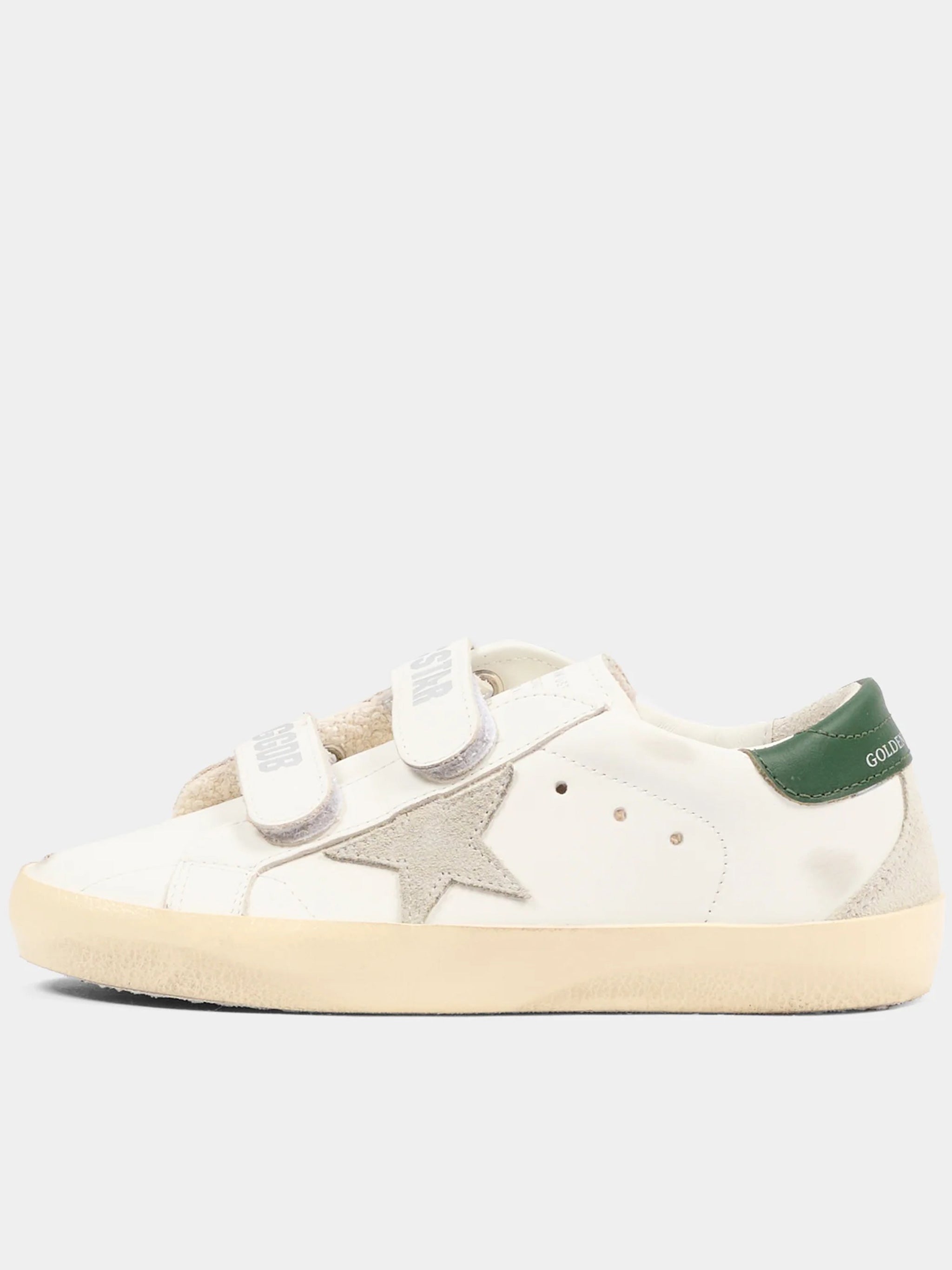 Old School Leather Upper Suede White Calzature