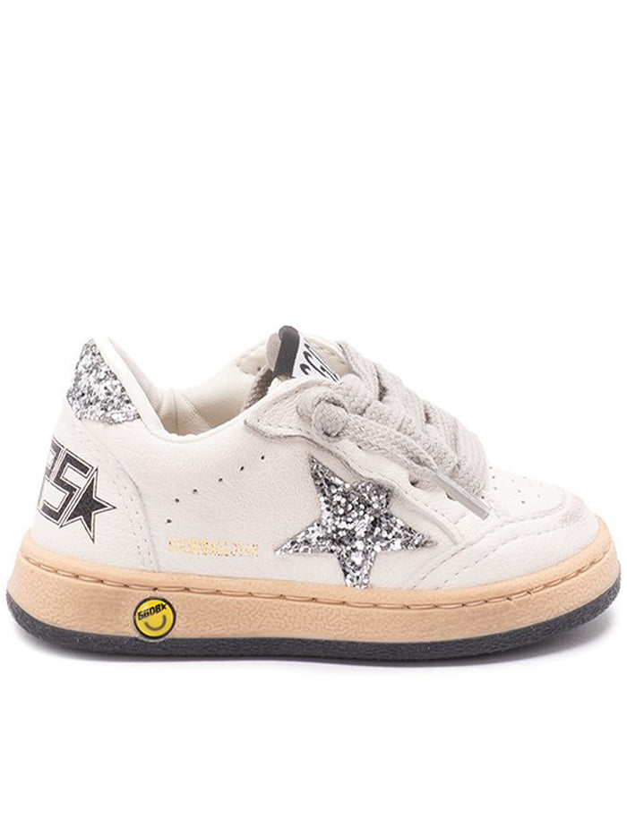 Ballstar Nappa Upper Glitter White Calzature