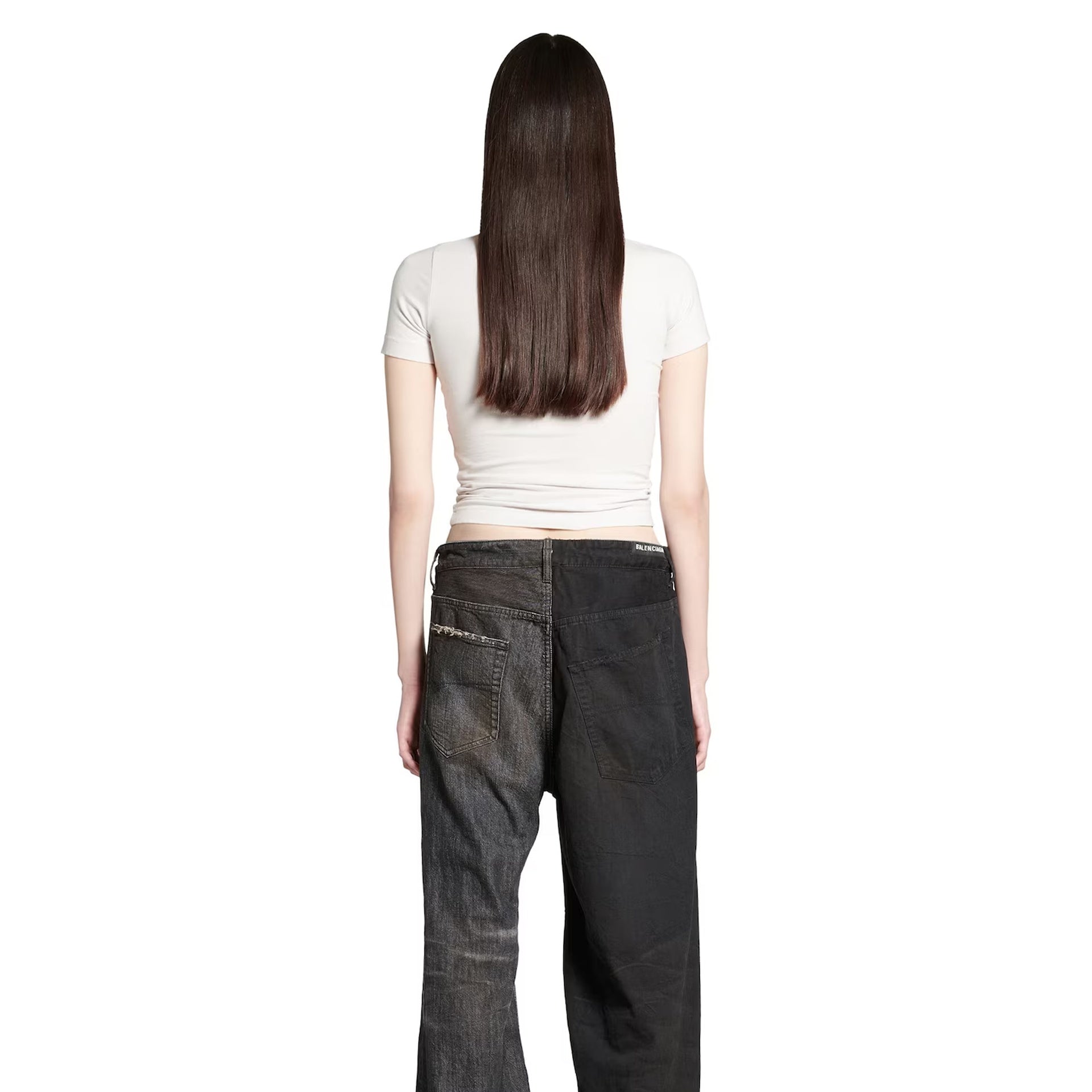 Beverly Hills T-Shirt White Cotton Elastane