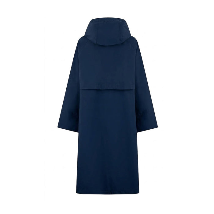 Herno Long Trench Coat Blue Polyester