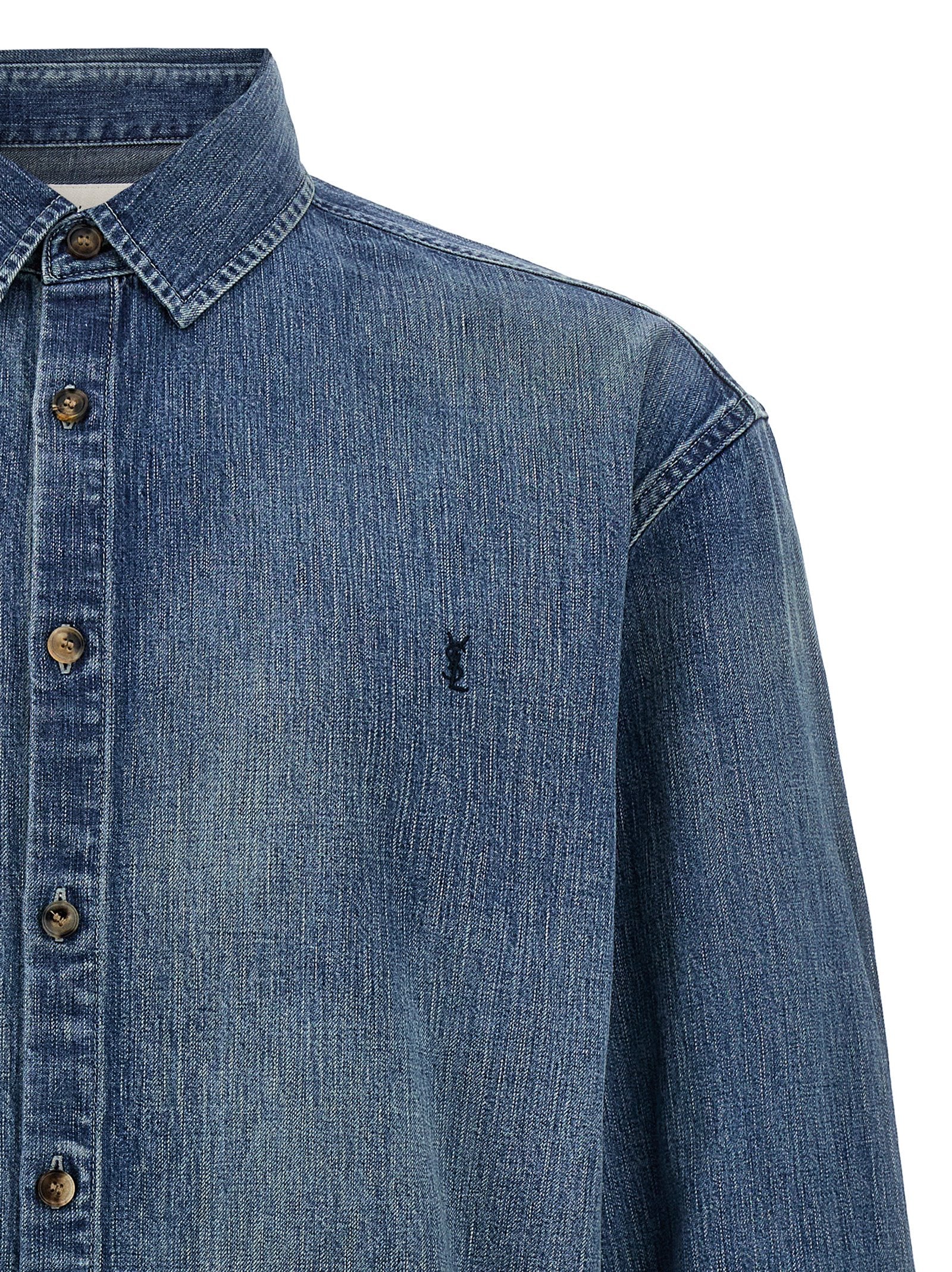 Cassandre shirt Blue Cotton Shirt, Blouse