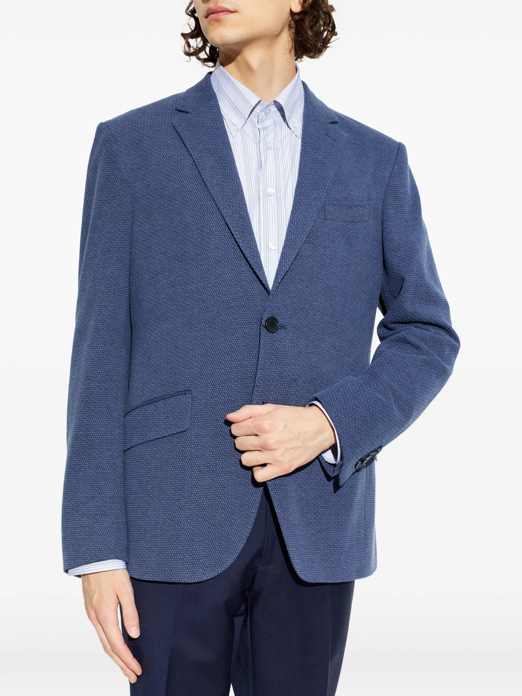 Roma Jersey Jacket Blue Giacca