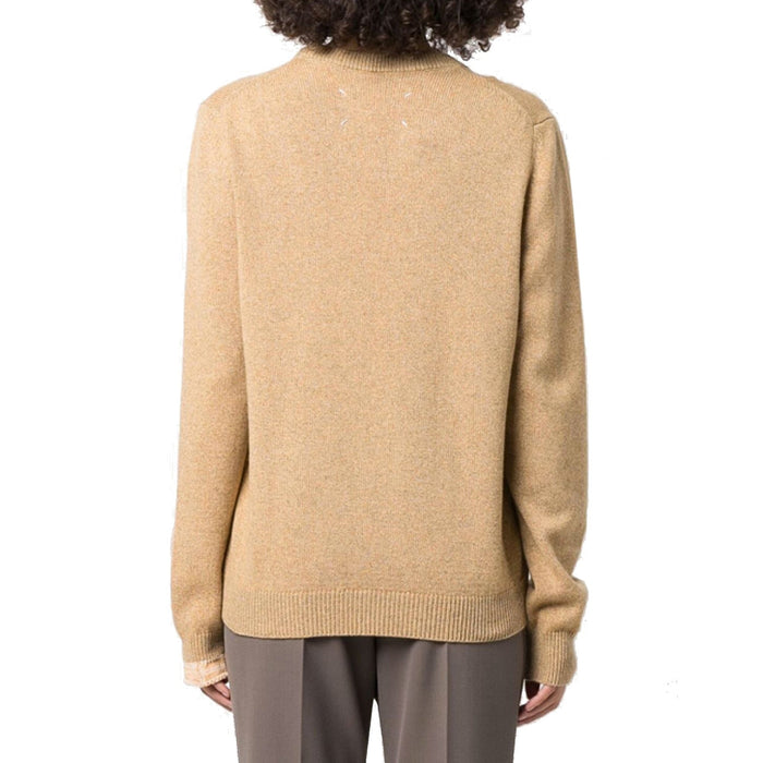 Wool And Cashmere Pullover Brown