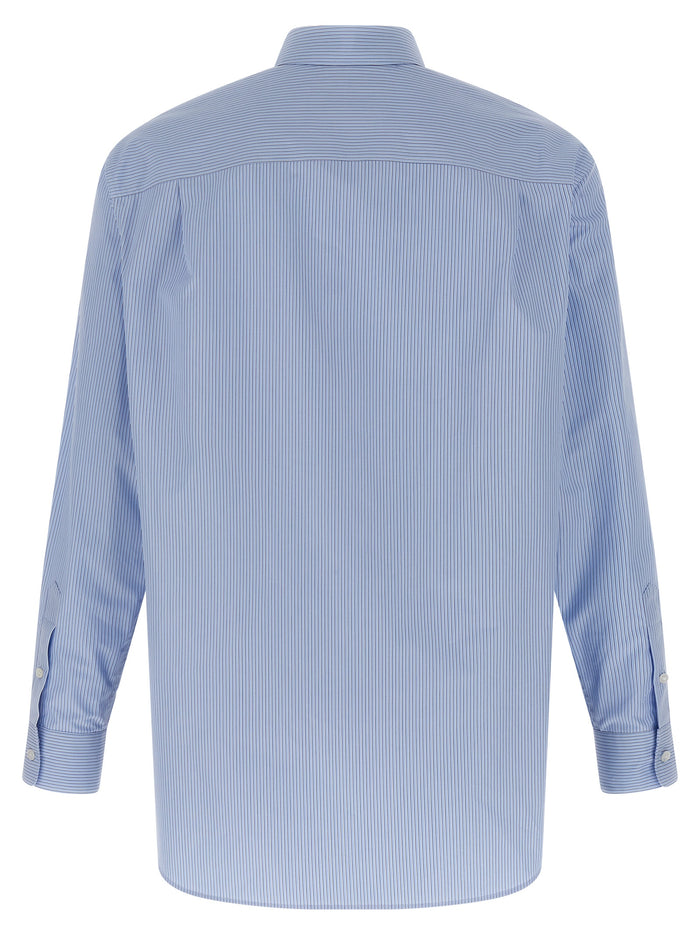 Floral silk shirt Light Blue Cotton Shirt, Blouse