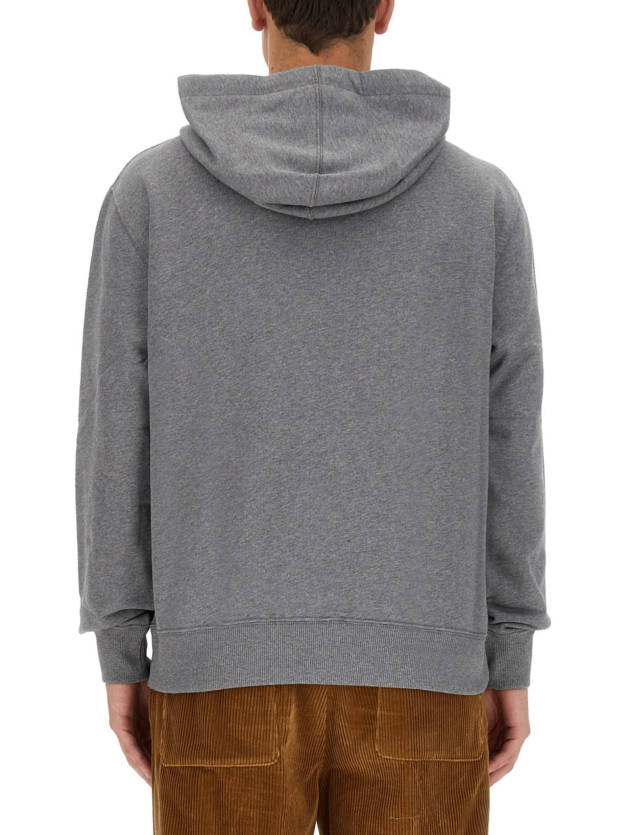 Pegasus Sweatshirt Grey Cotton Sweatshirts