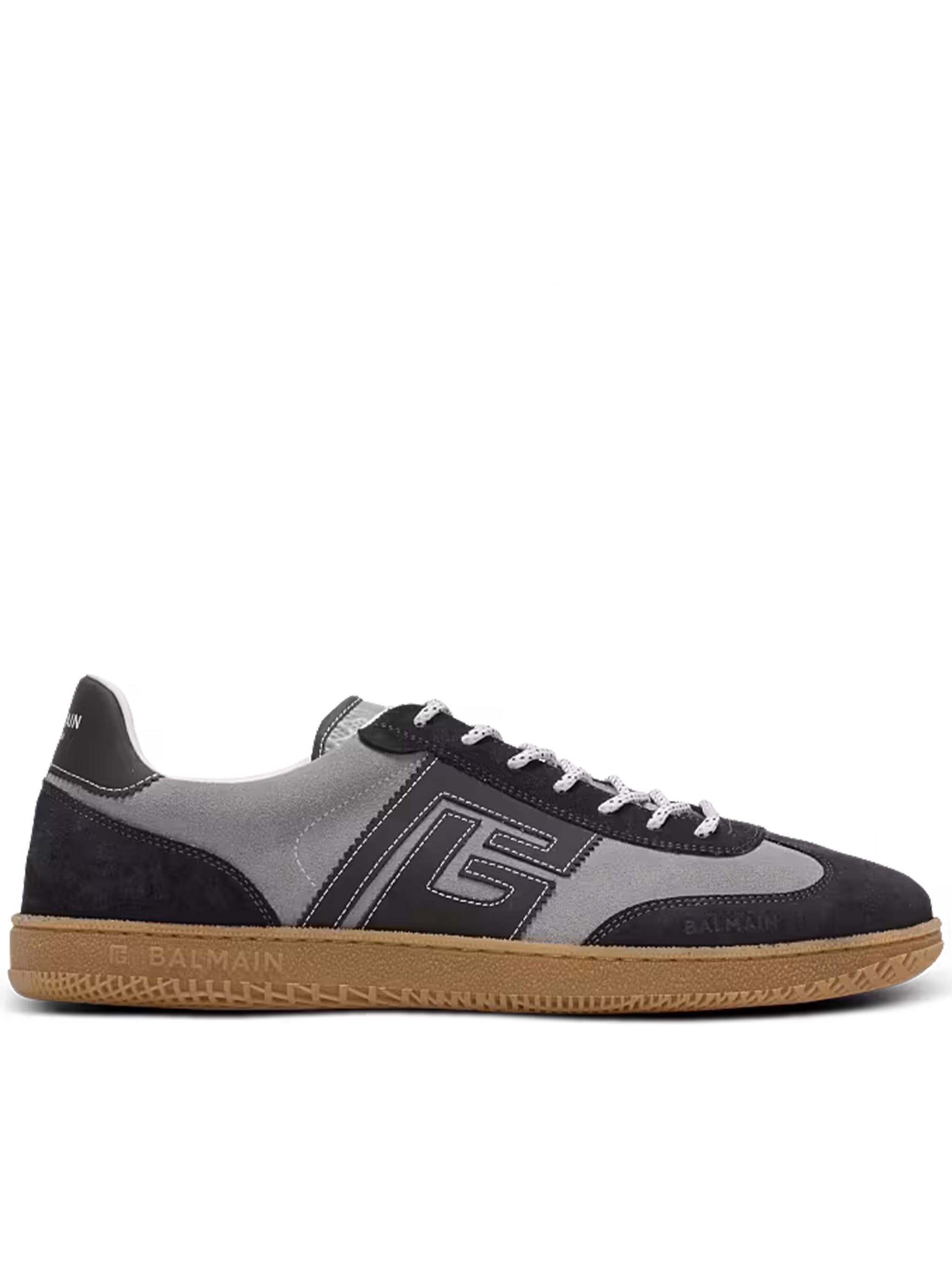 Low Top Lace Up Sneaker Grey Calzature