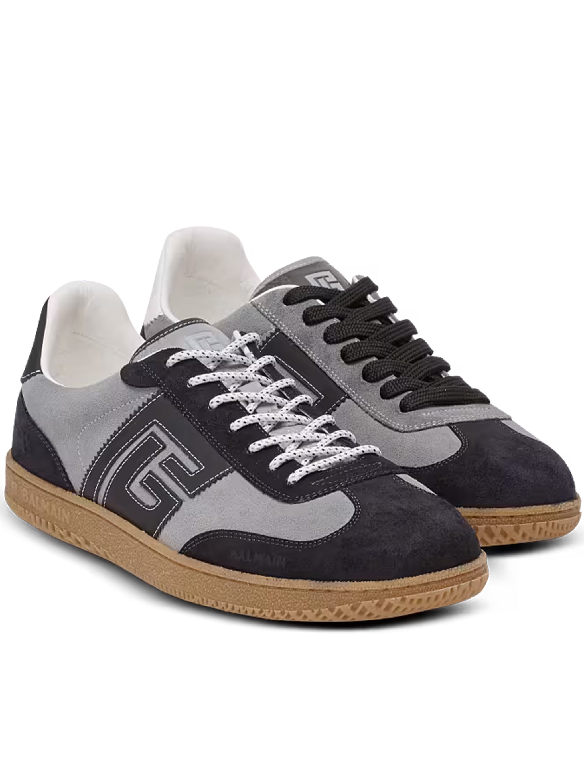Low Top Lace Up Sneaker Grey Calzature