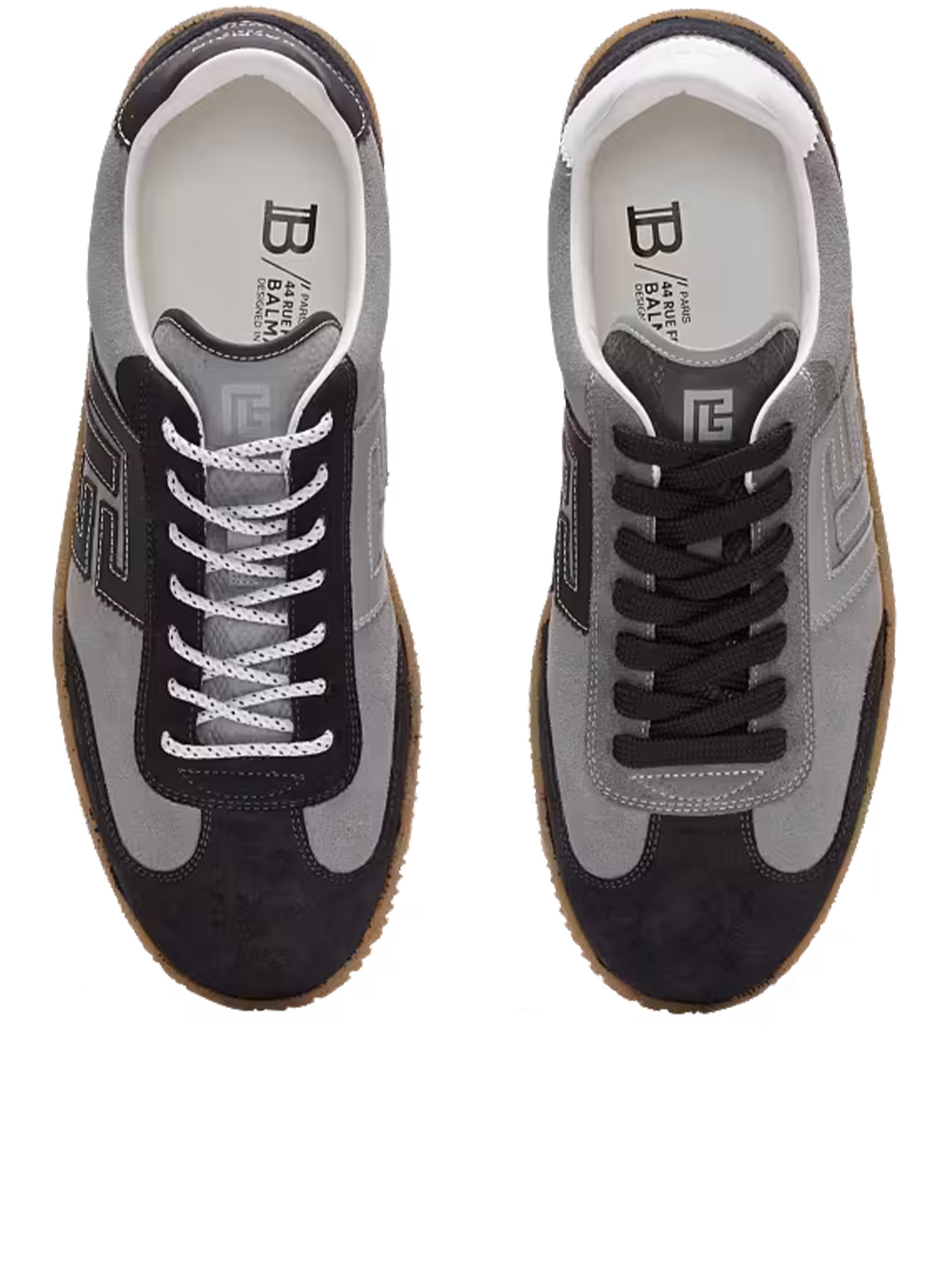 Low Top Lace Up Sneaker Grey Calzature