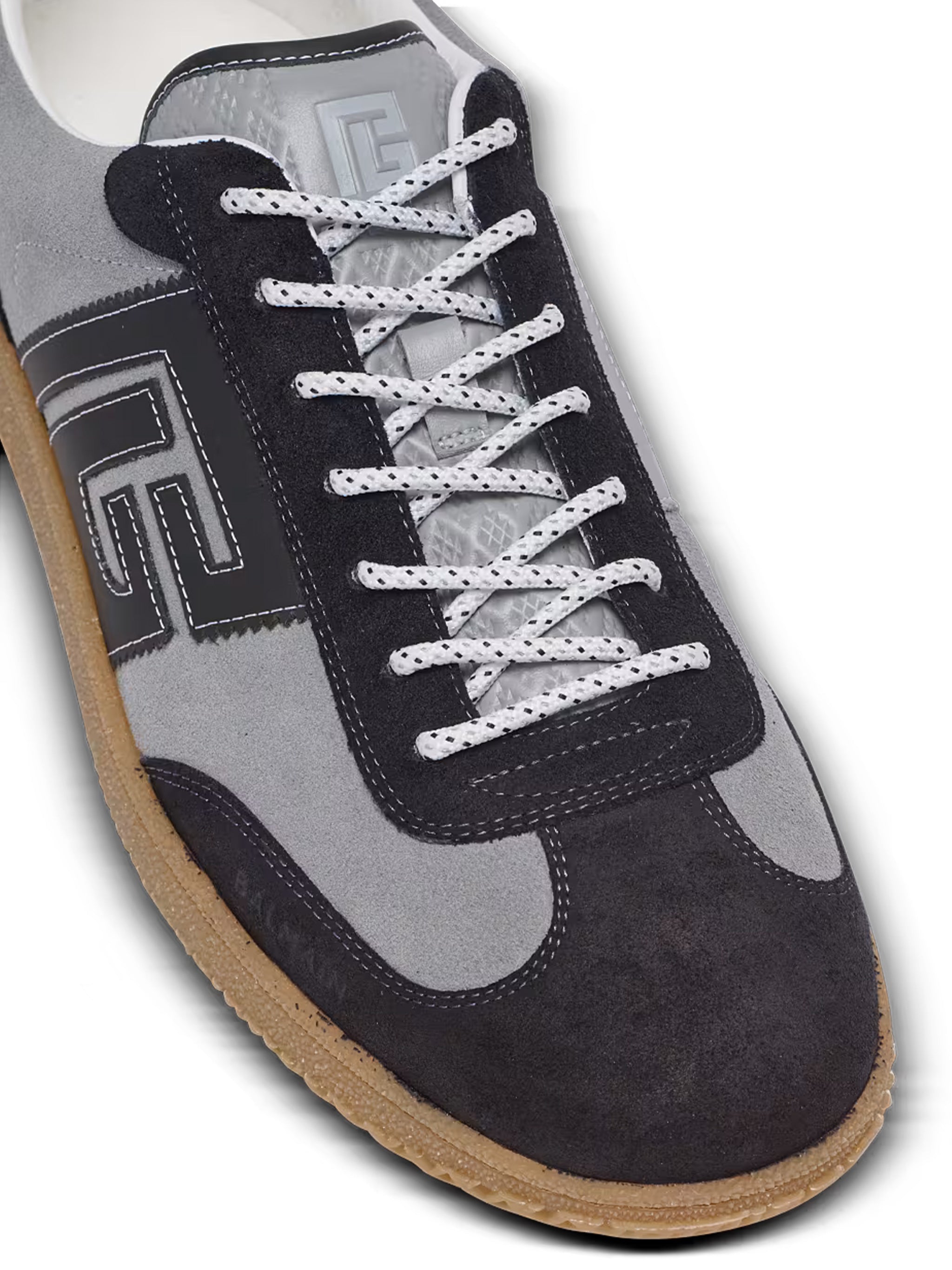 Low Top Lace Up Sneaker Grey Calzature