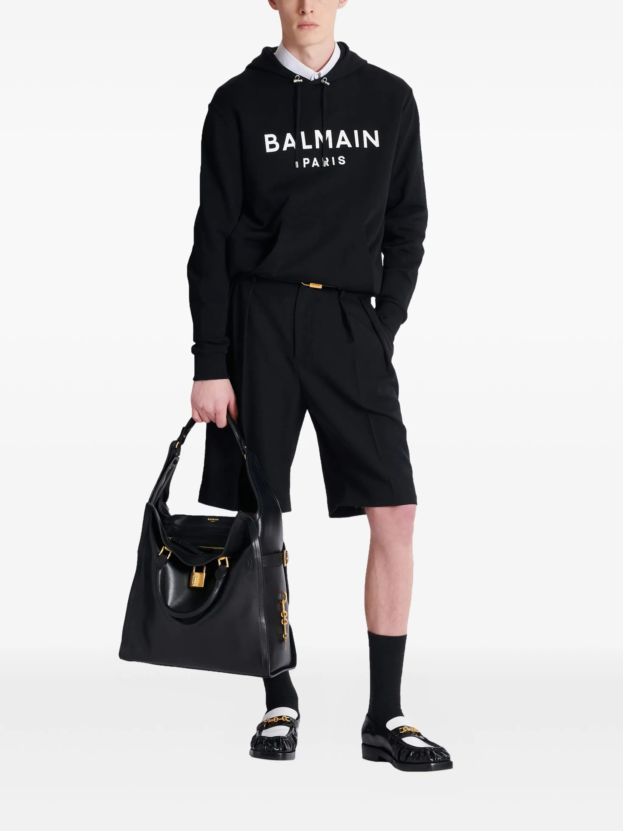 Classic Ls Hoodie Black Felpa