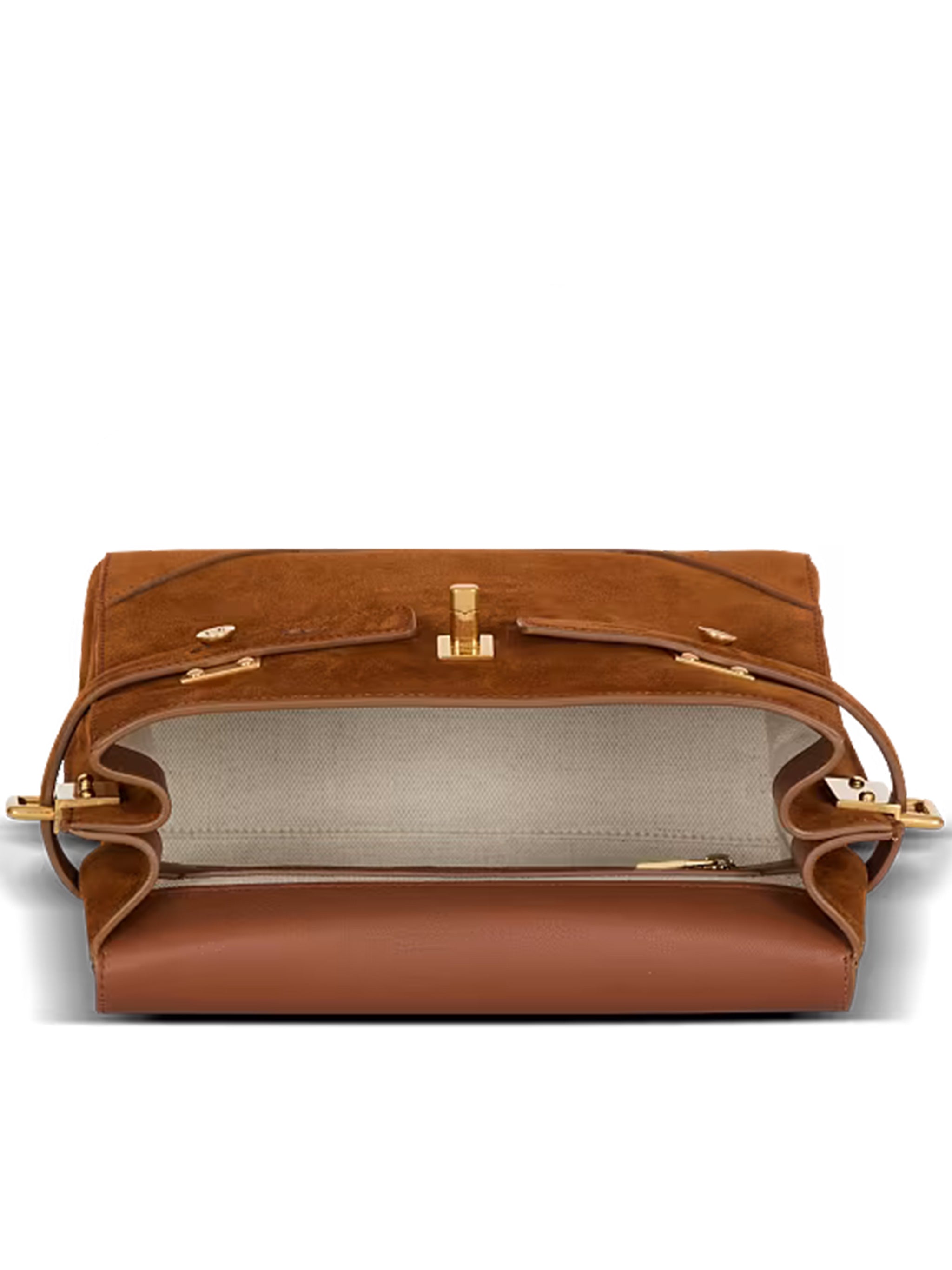 Classic Handle Bag M Brown Borsa