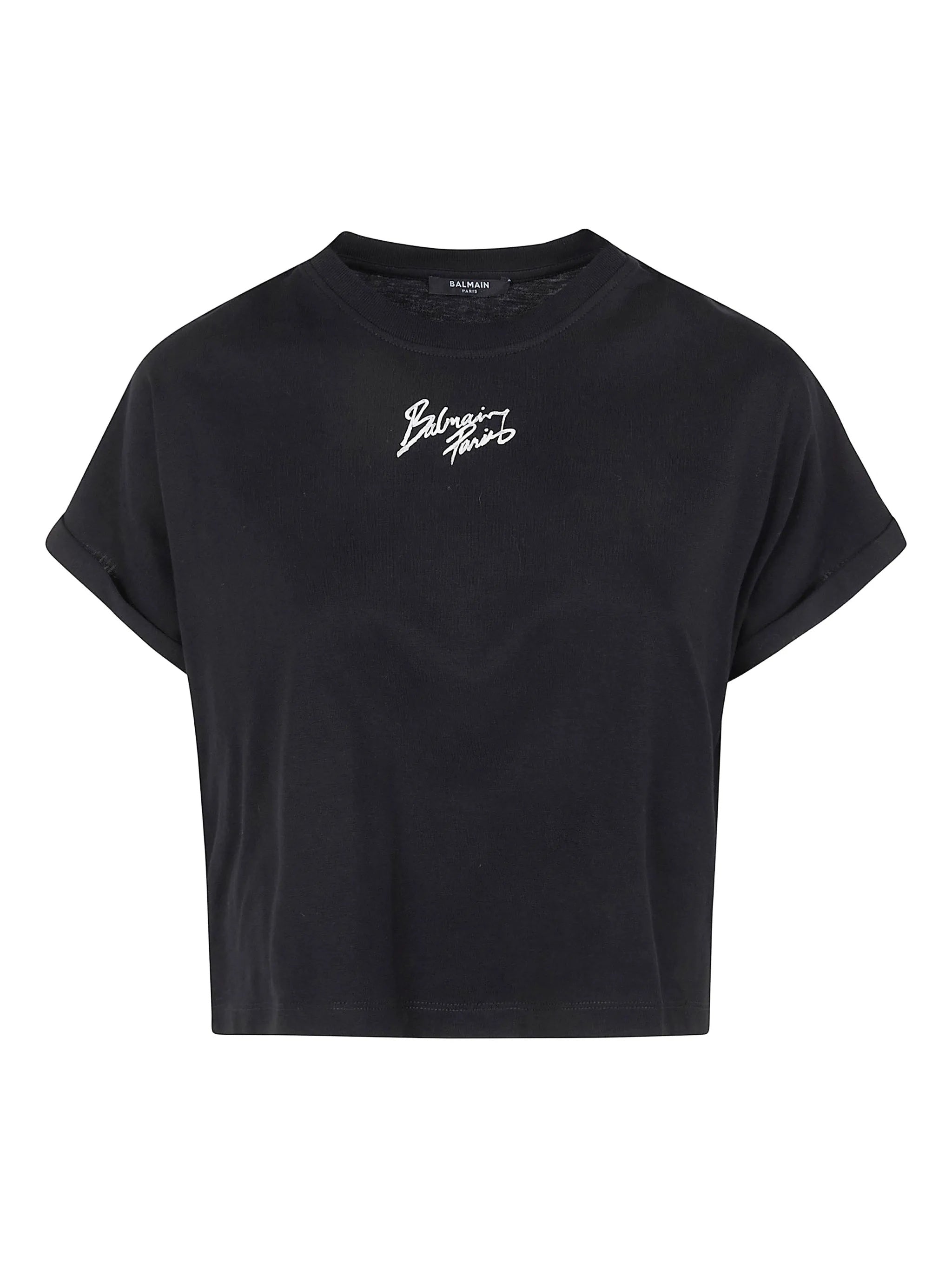 Cropped Ss T-shirt Black