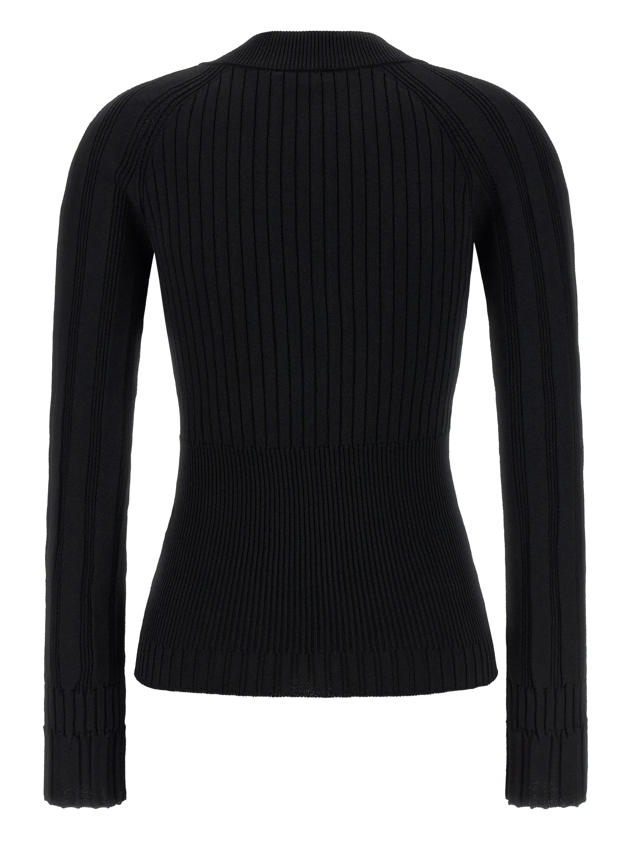 Classic Short Cardigan Black Maglia