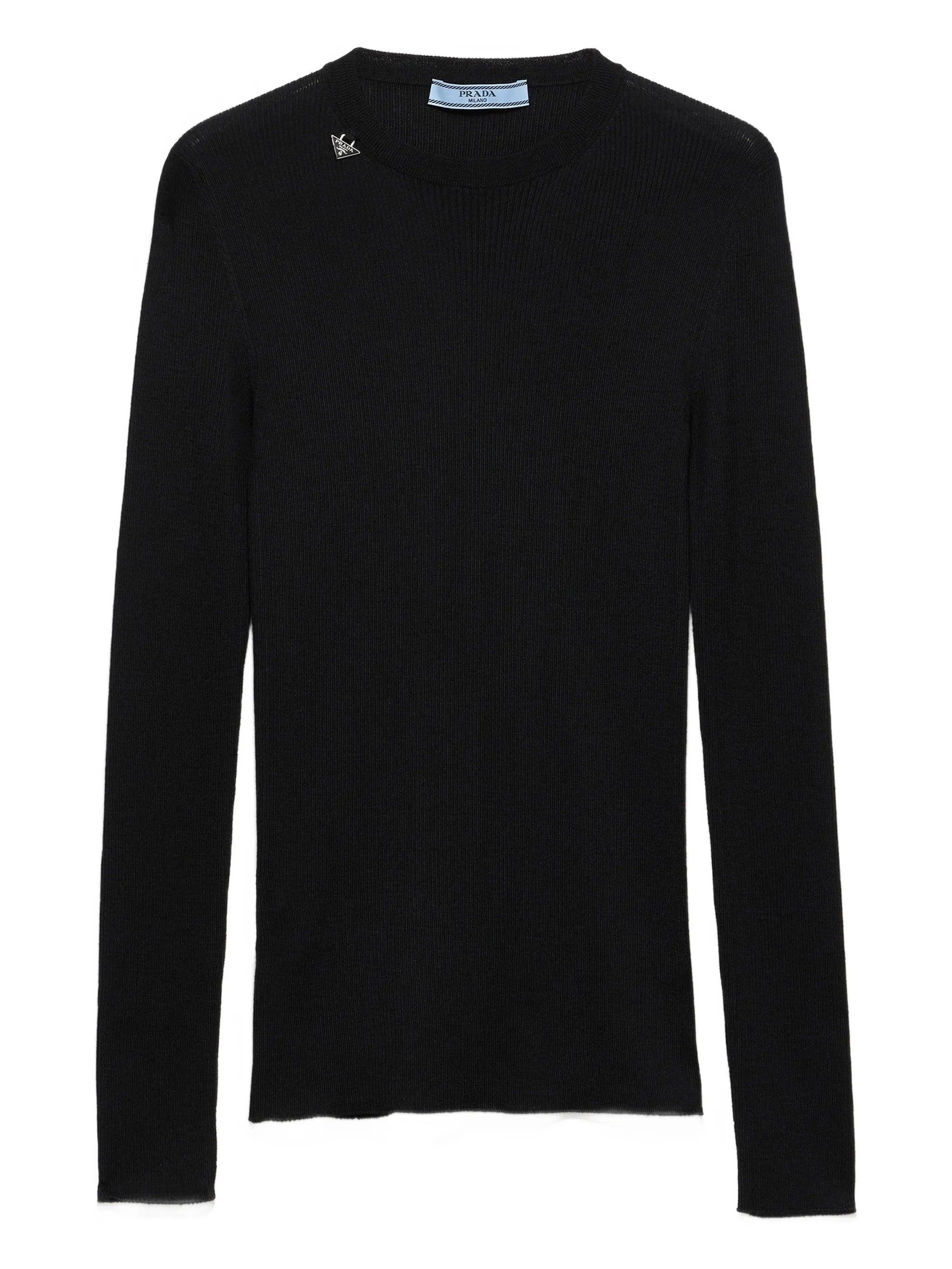 Superfine Wool F.21 Black Maglia