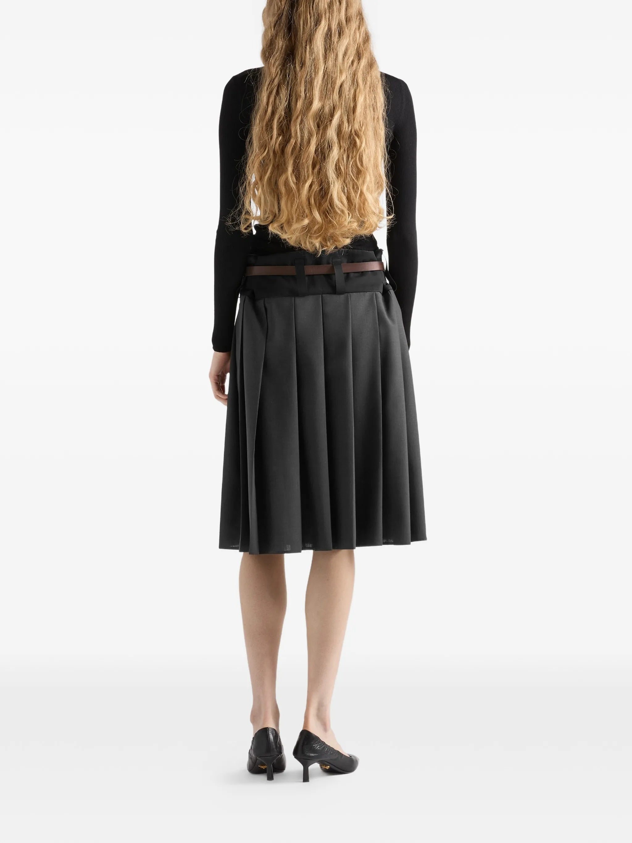 Superfine Wool F.21 Black Maglia