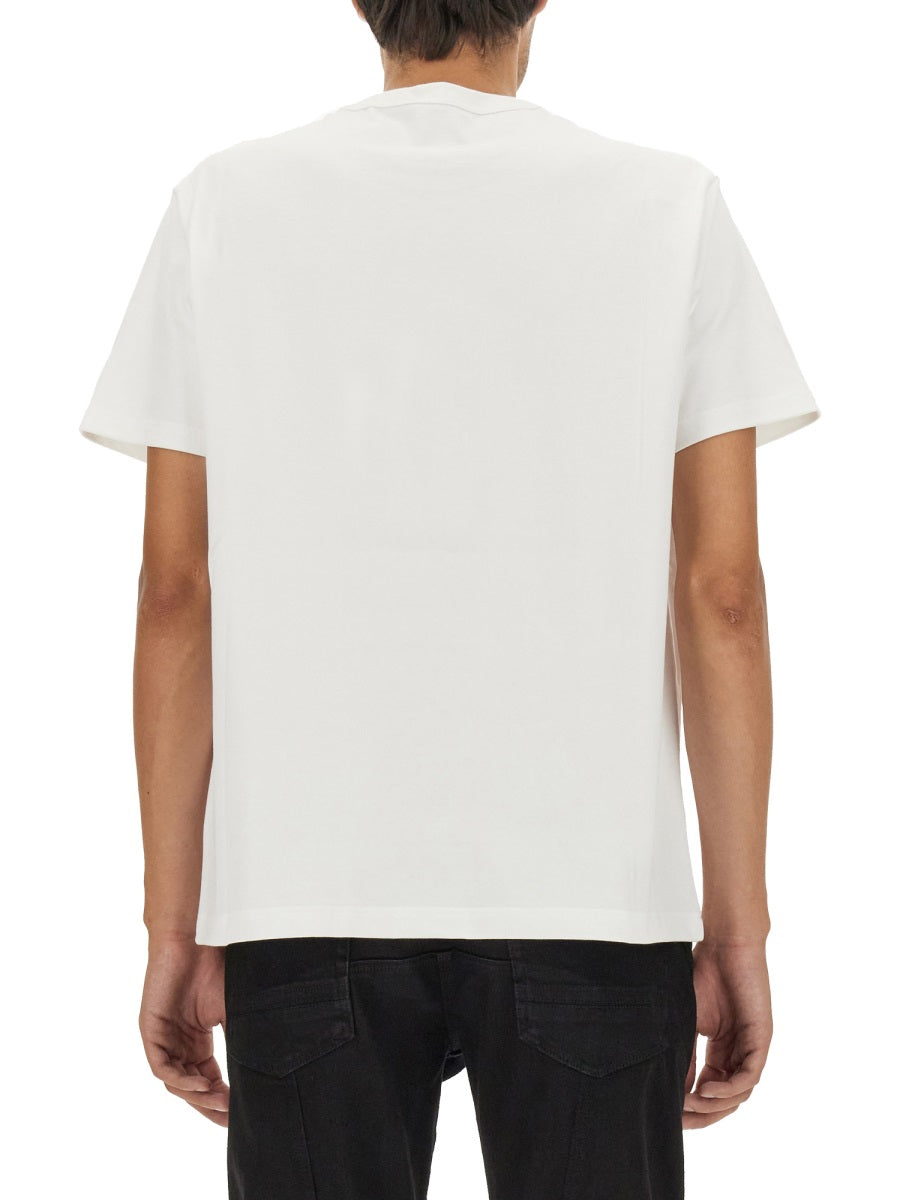 T-Shirt Skull Logo White Cotton T-shirts