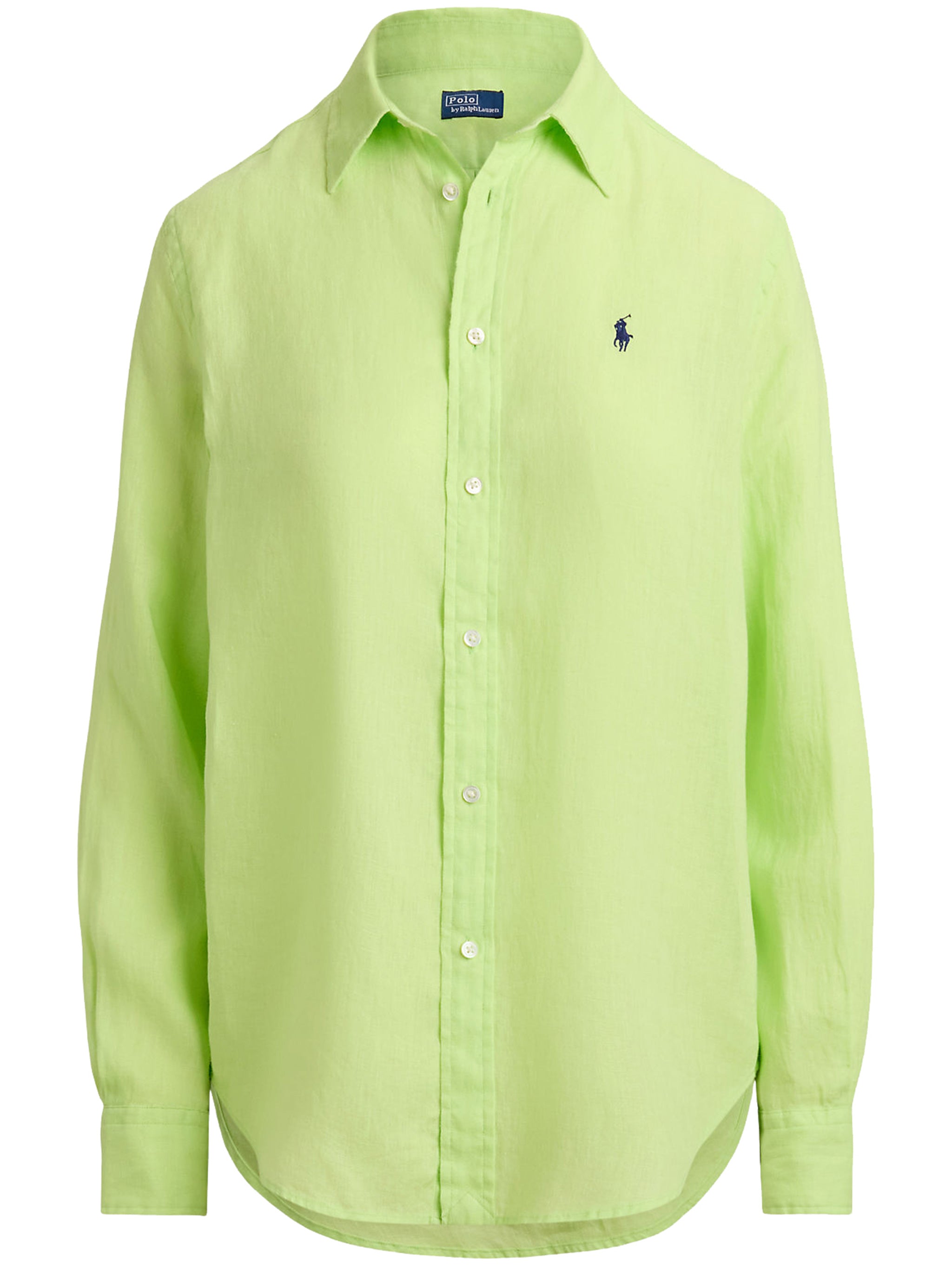 Button Front Shirt Green Camicia