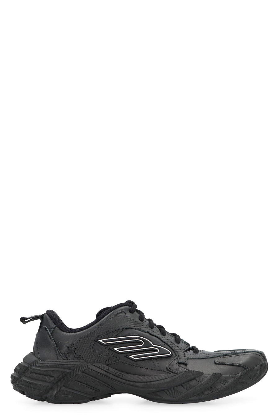 Balenciaga Monday Low-Top Sneakers Black Cowhide Trainers