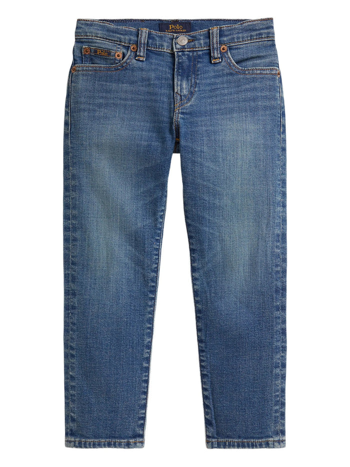 Woven Pants Blue Jean