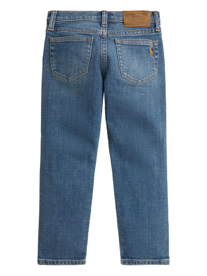 Woven Pants Blue Jean