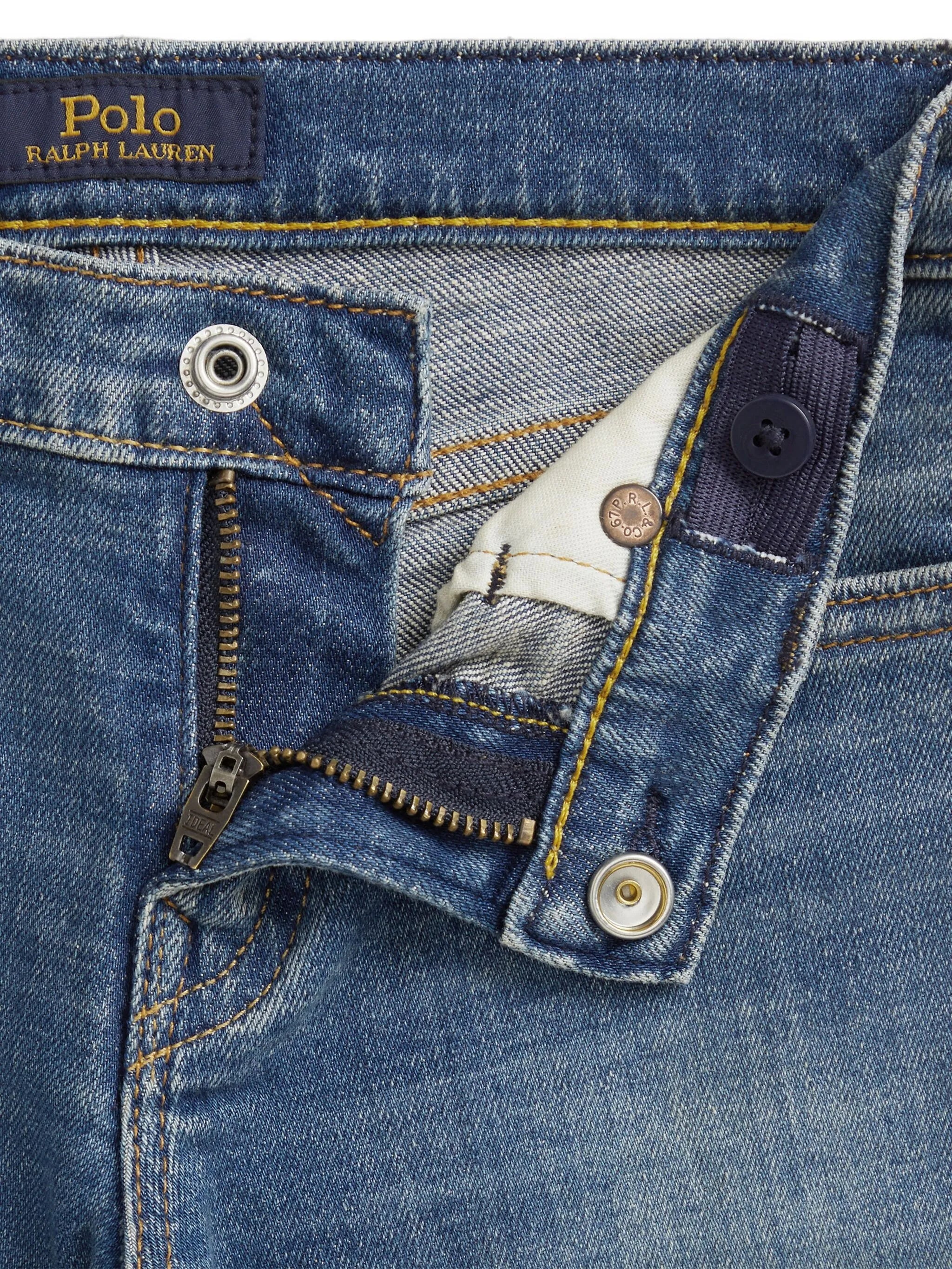 Woven Pants Blue Jean