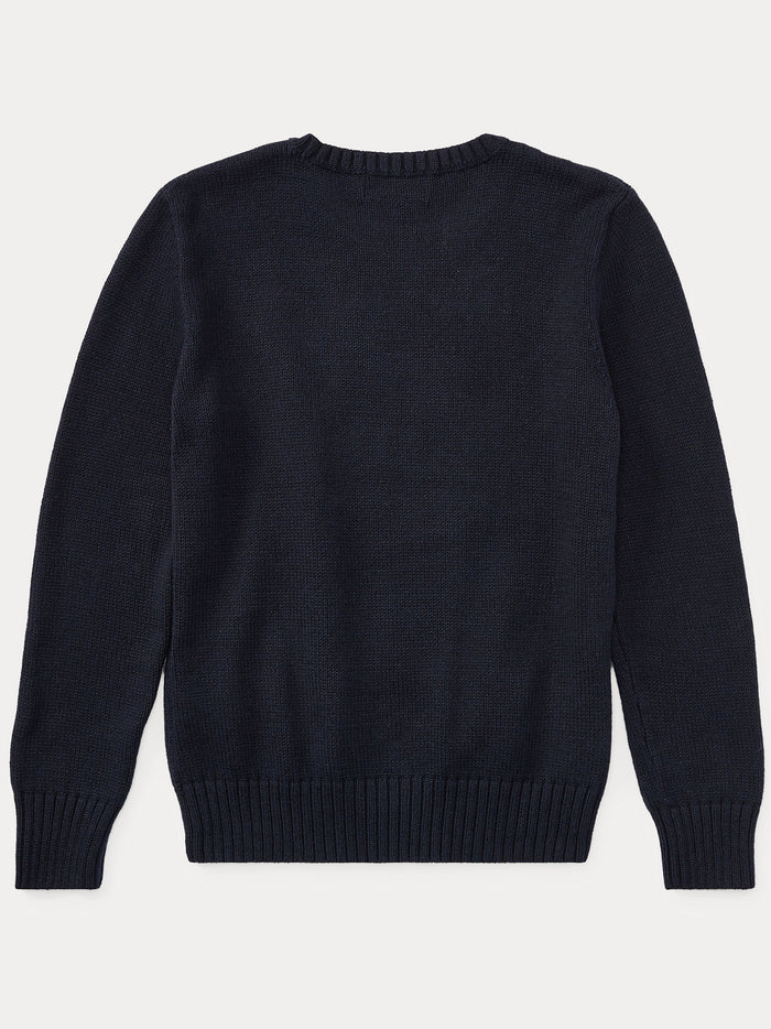 Bear Sweater Blue Maglia