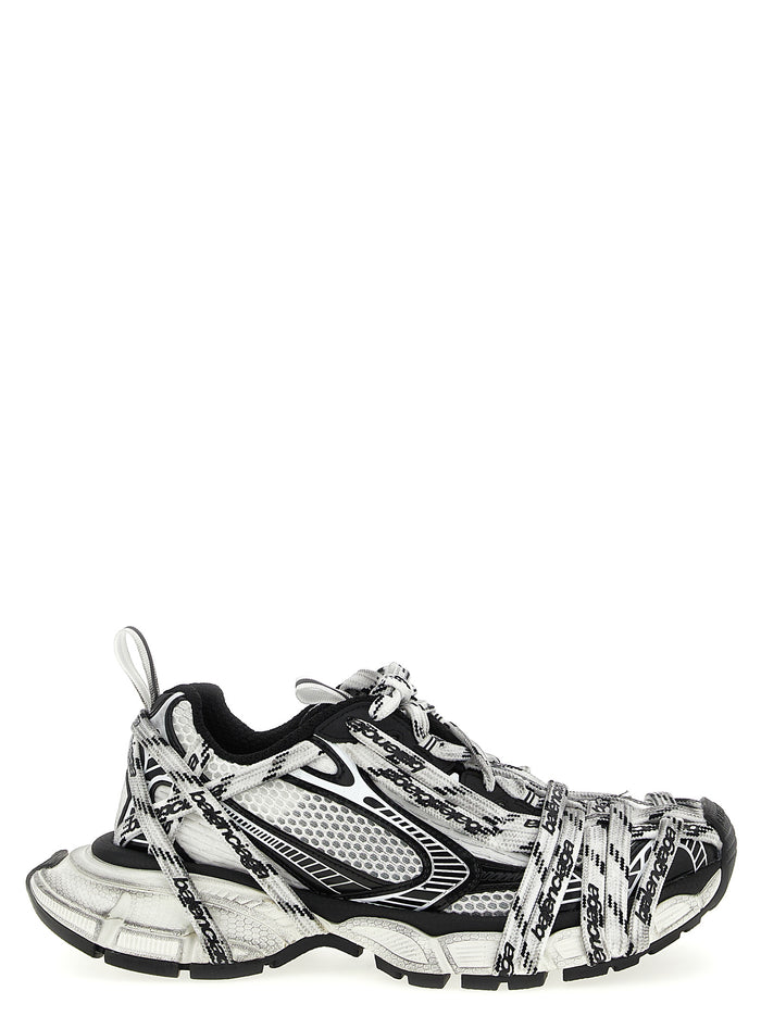 3XL Extreme Laces sneakers White/black Polyester Polyurethane