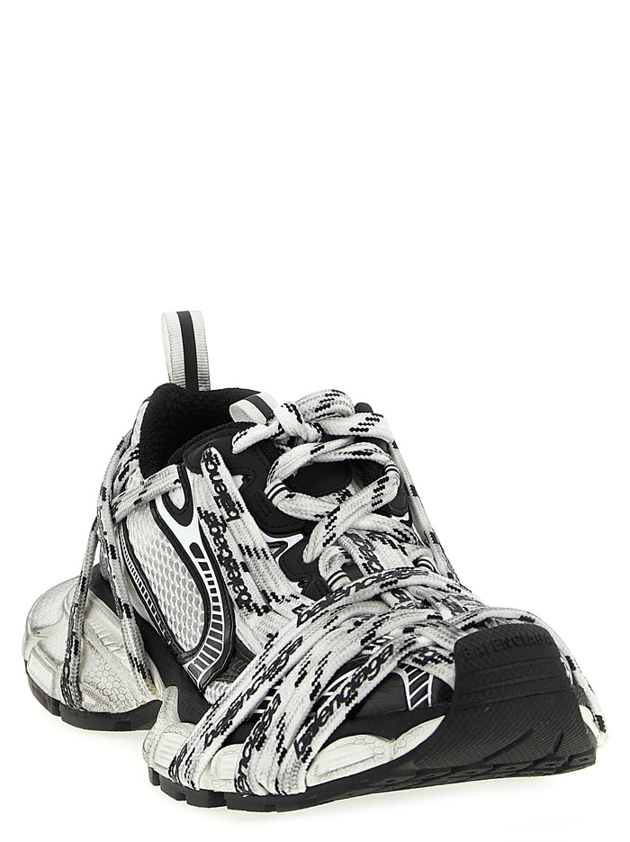 3XL Extreme Laces sneakers White/black Polyester Polyurethane