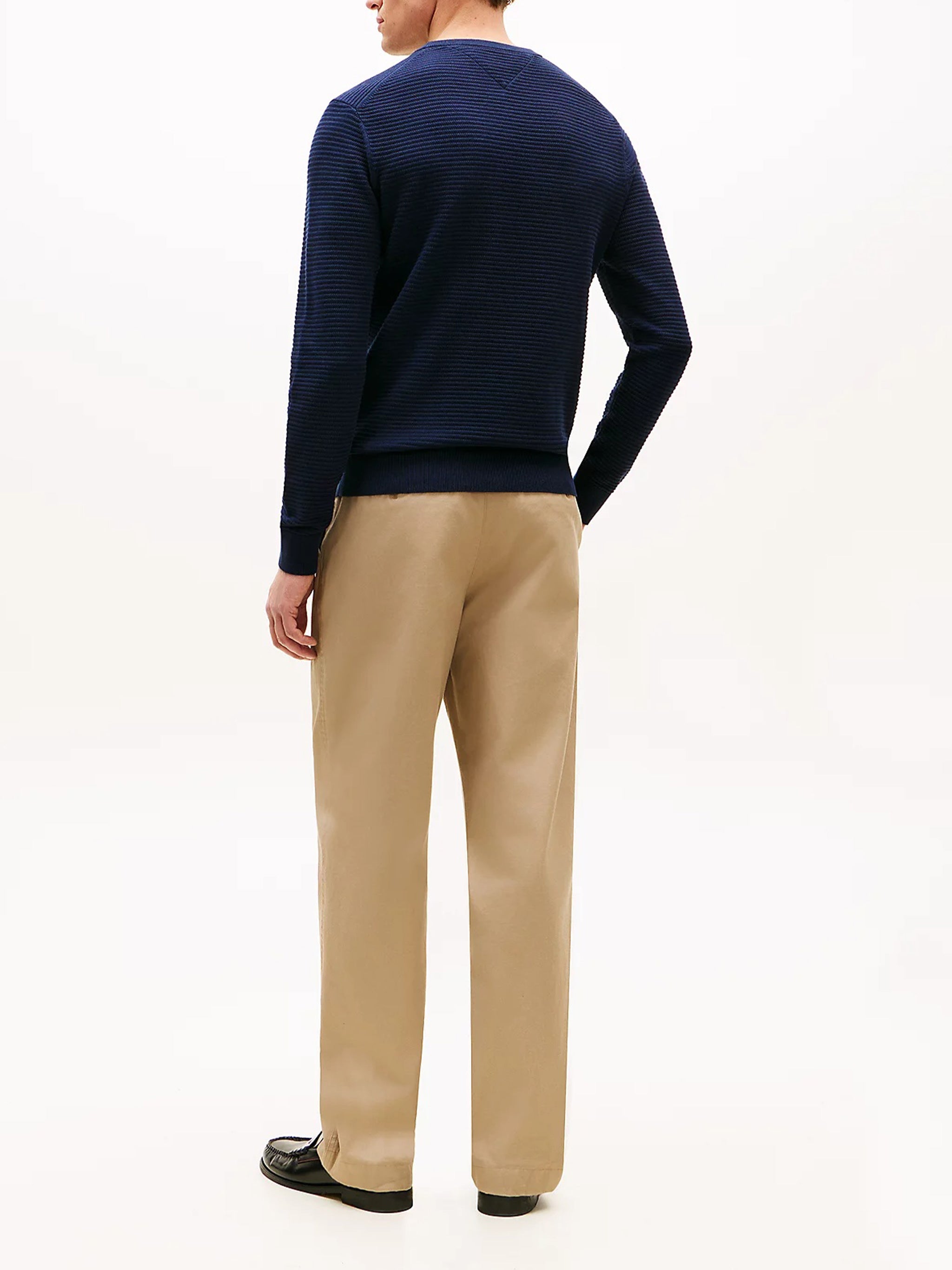 Seasonal Structure Cneck Blue Maglia