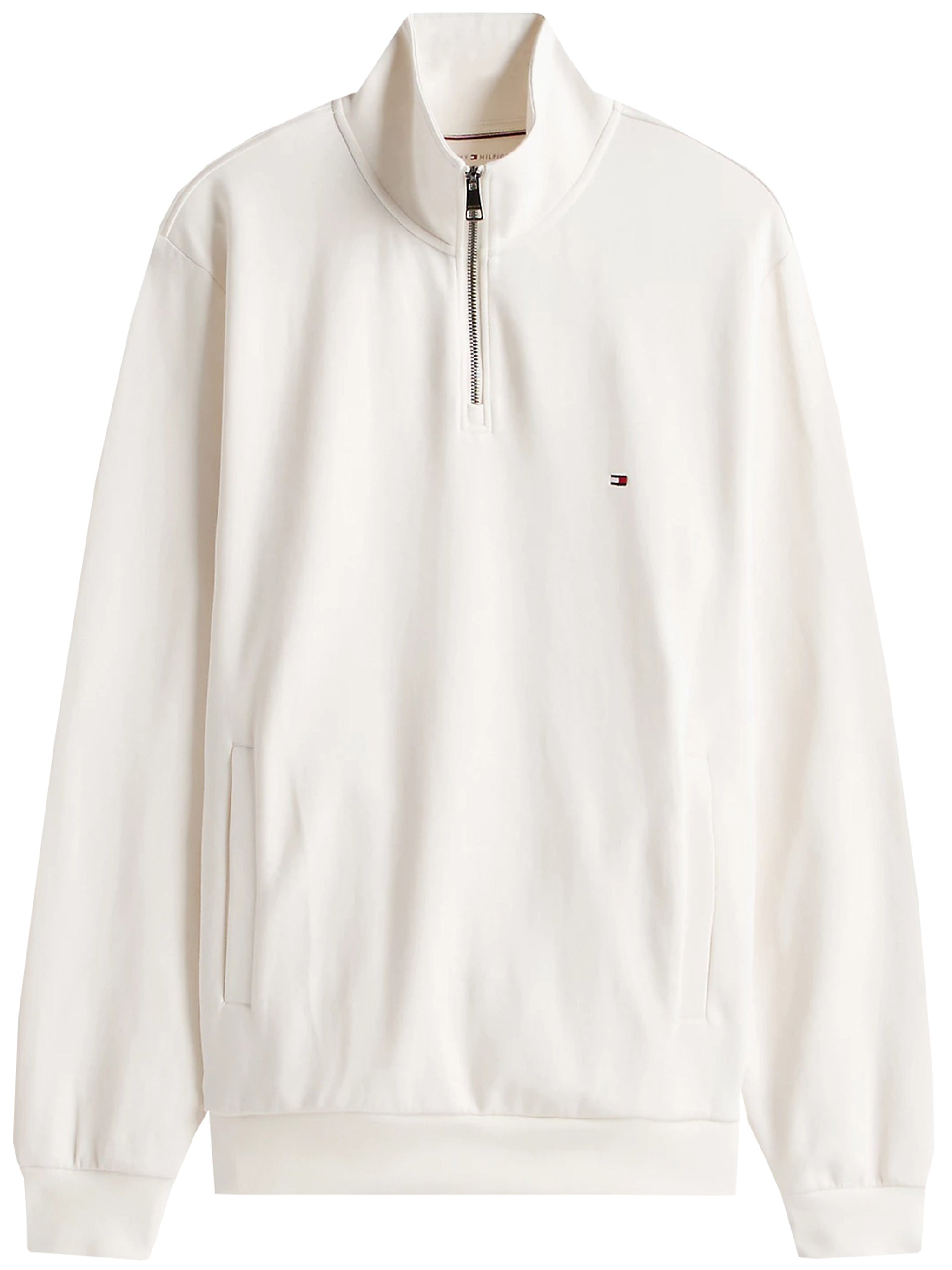 Essential Intechno 1-4 Zip White Felpa