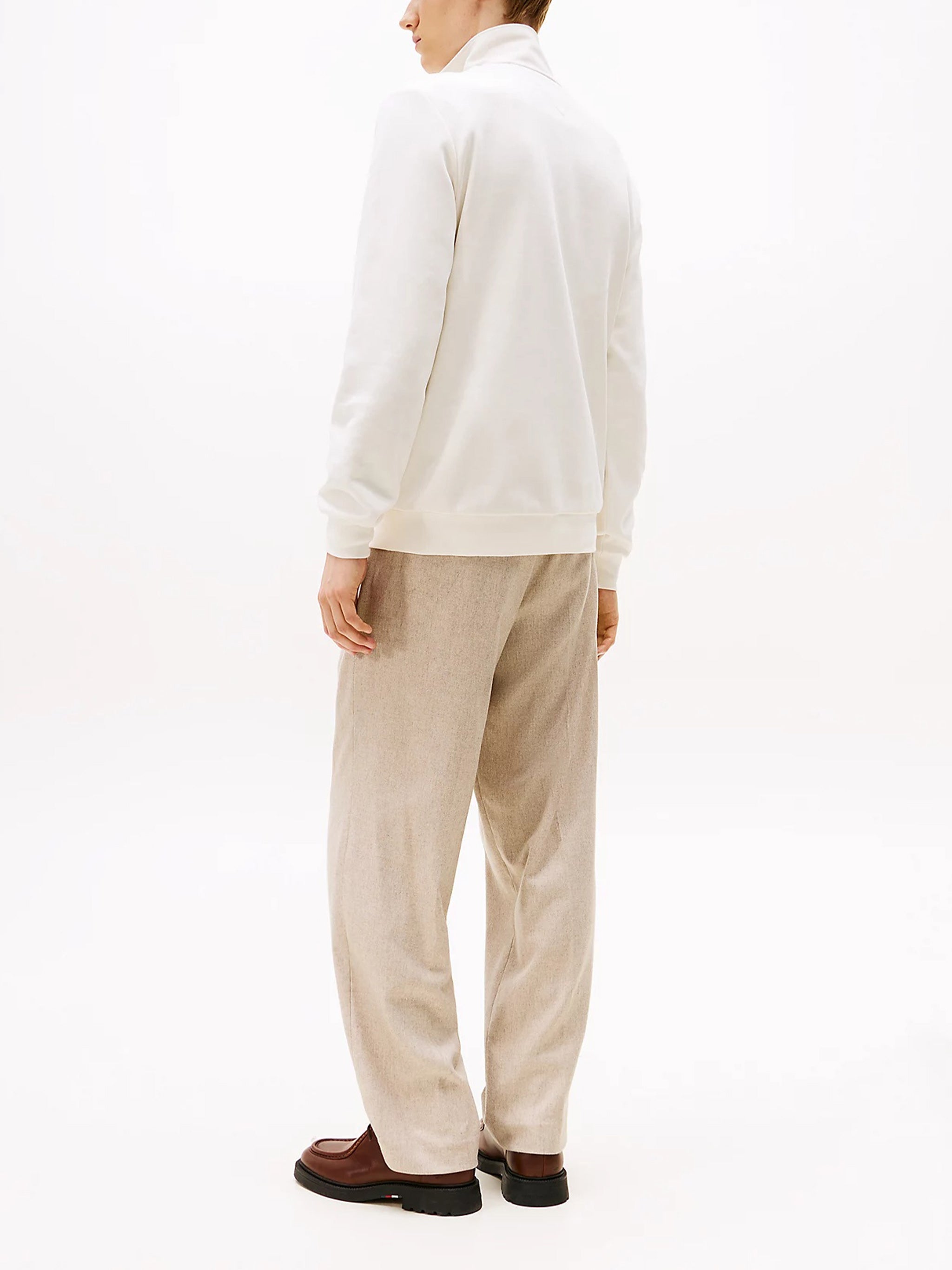 Essential Intechno 1-4 Zip White Felpa