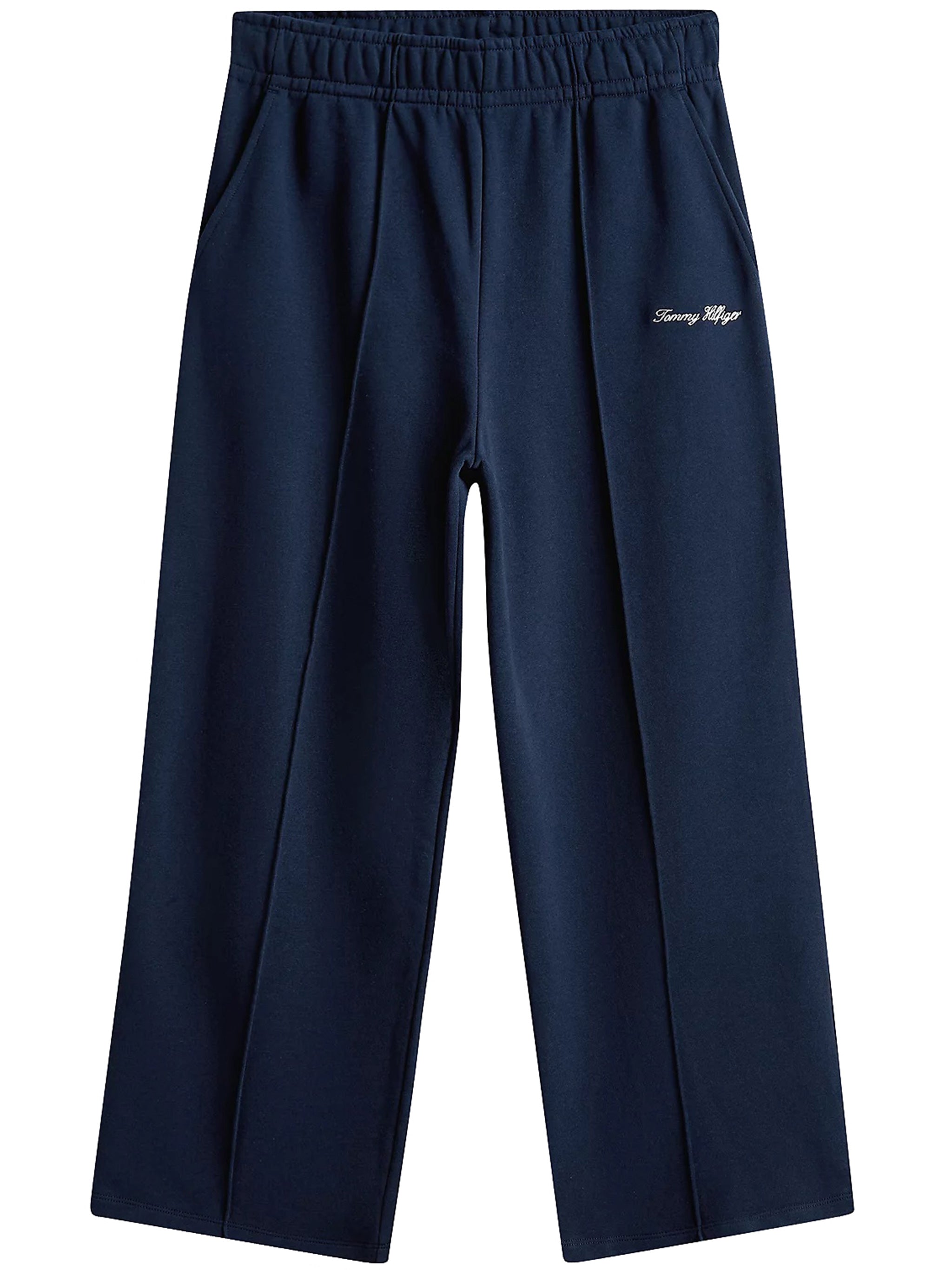 Gold Btn Script Terry Swtpnt Blue Pantaloni