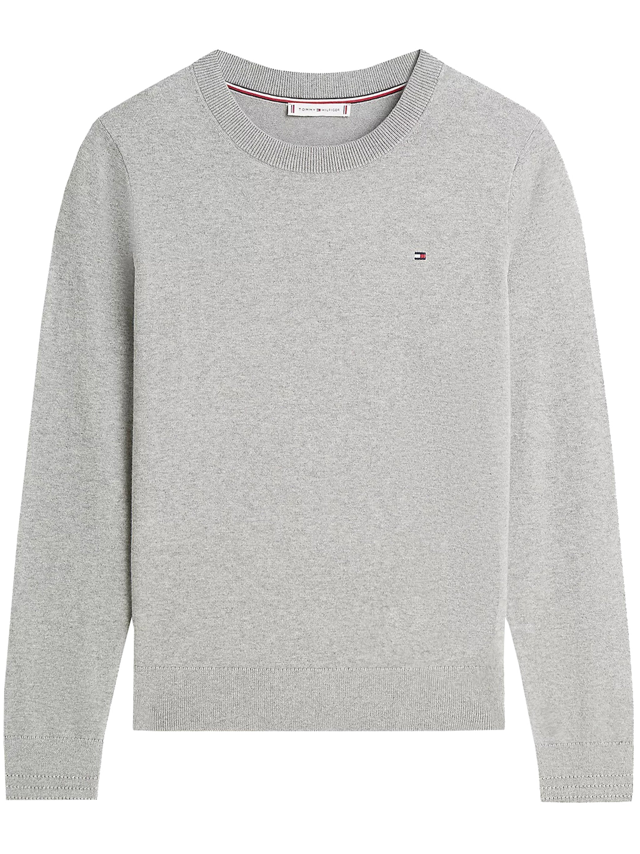 Co Jersey Fine Gg Ls C-Nk Swt Grey Maglia