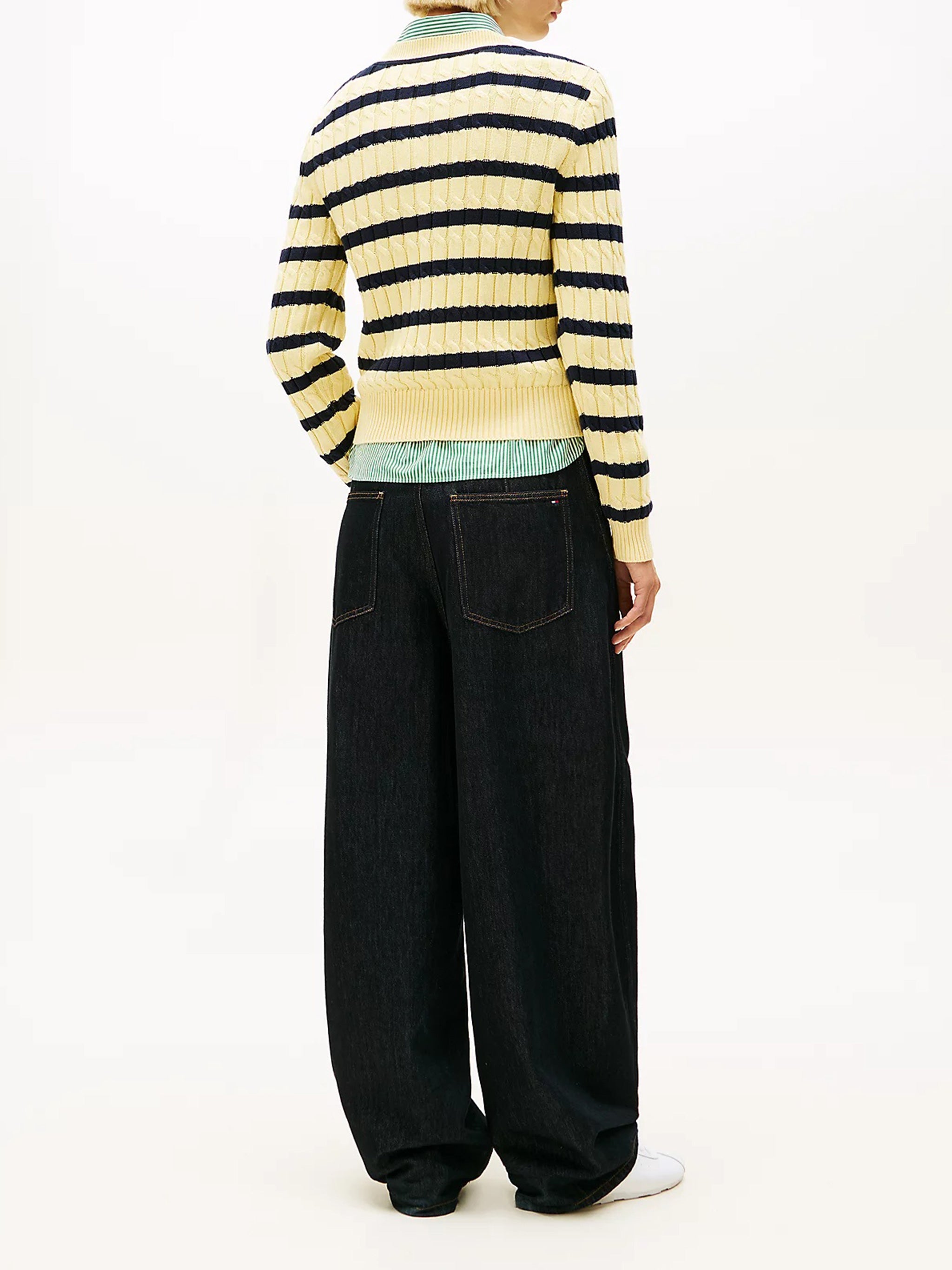 Co Cable Mid Gg C-Nk Ls Swt Multicolour Maglia