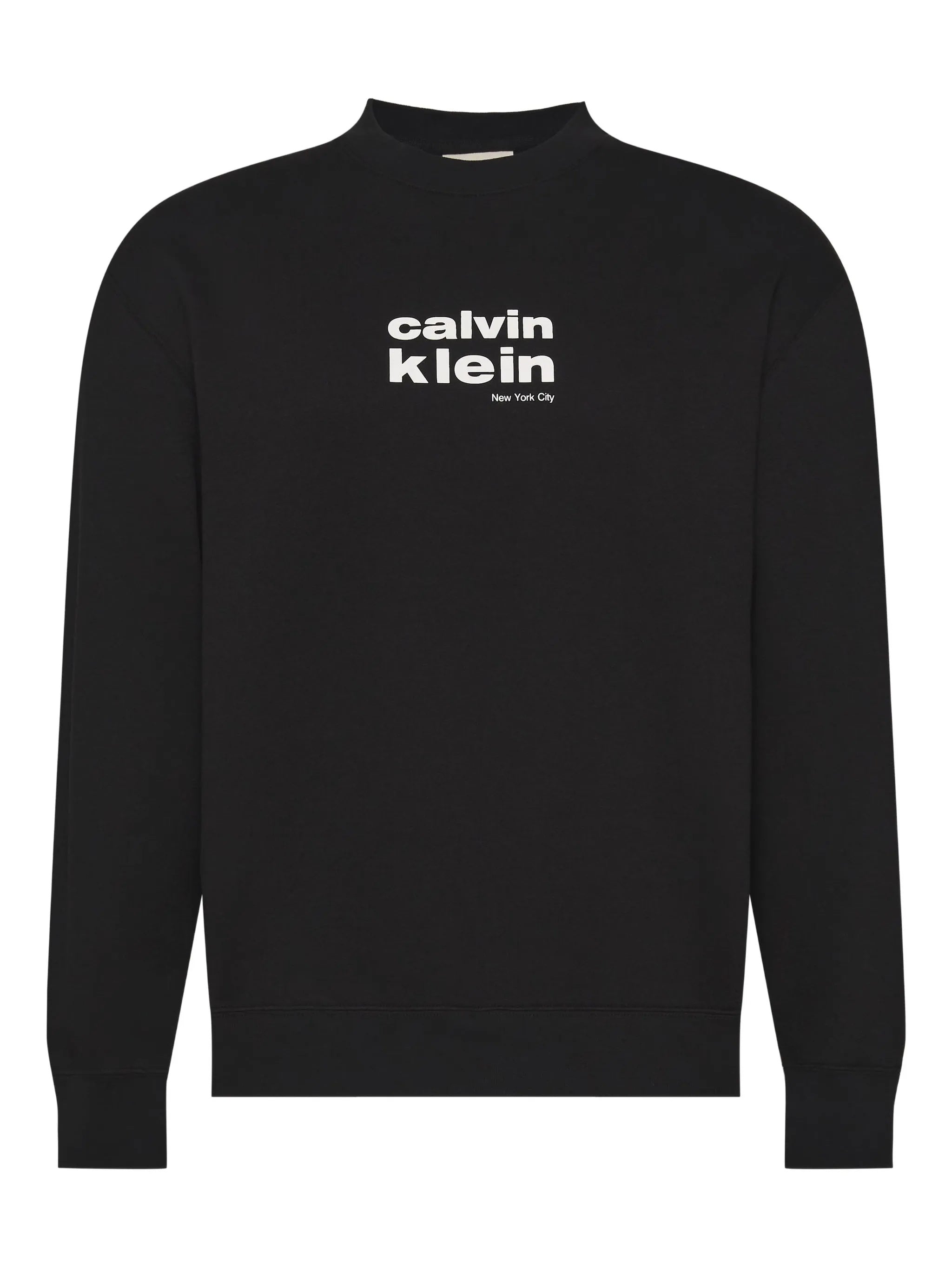 Ls 350fleece Retro Graphic Crewn Black Felpa