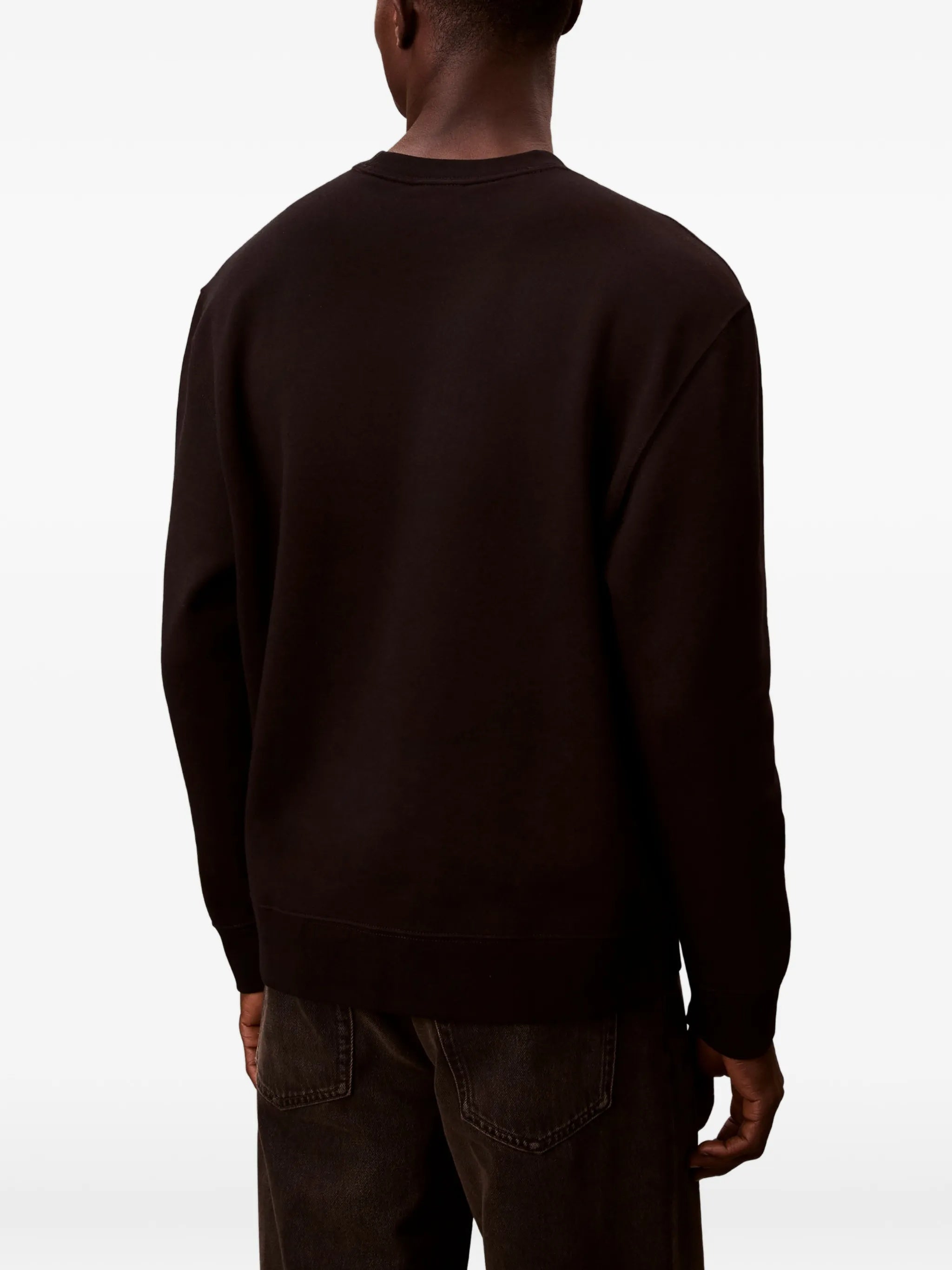 Ls 350fleece Retro Graphic Crewn Black Felpa
